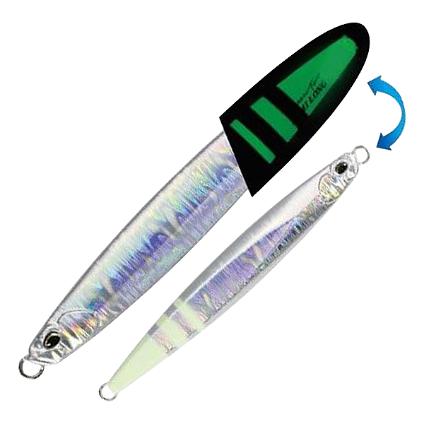 Пилькер DUO Drag Metal Force Semi Long 125гр #PPA0598 Silver Glow Zebra