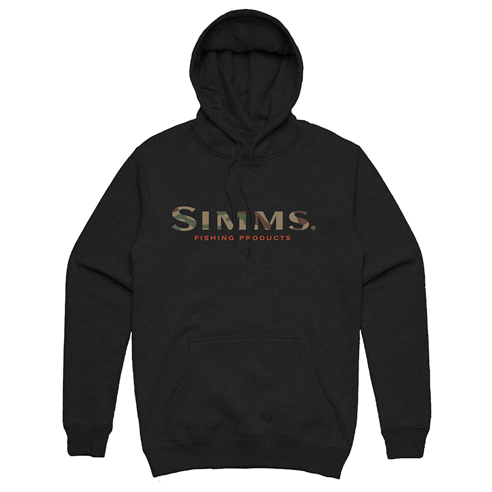 Толстовка Simms Logo Hoody XL Black