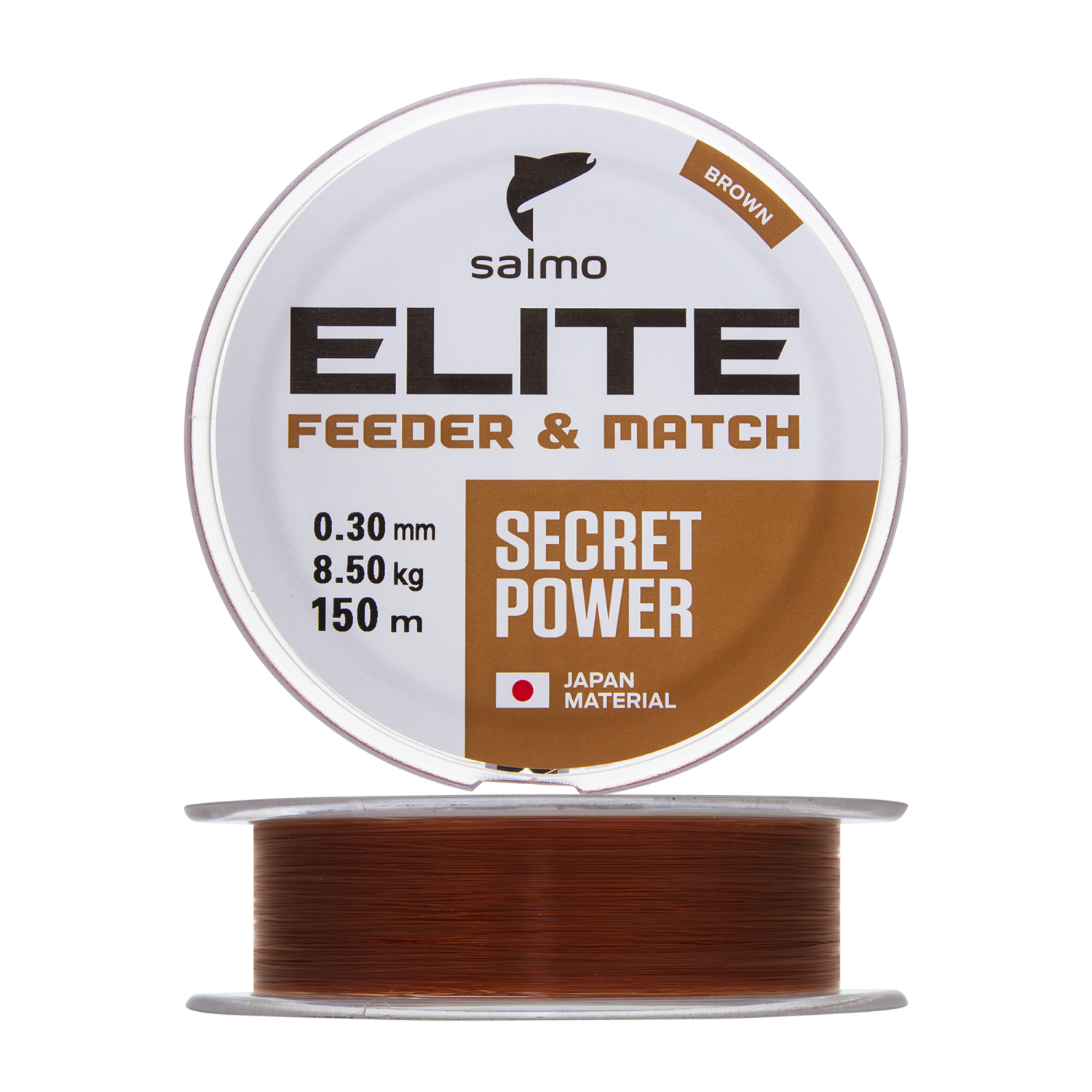 Леска монофильная Salmo Elite Feeder & Match 0,30мм 150м (brown)
