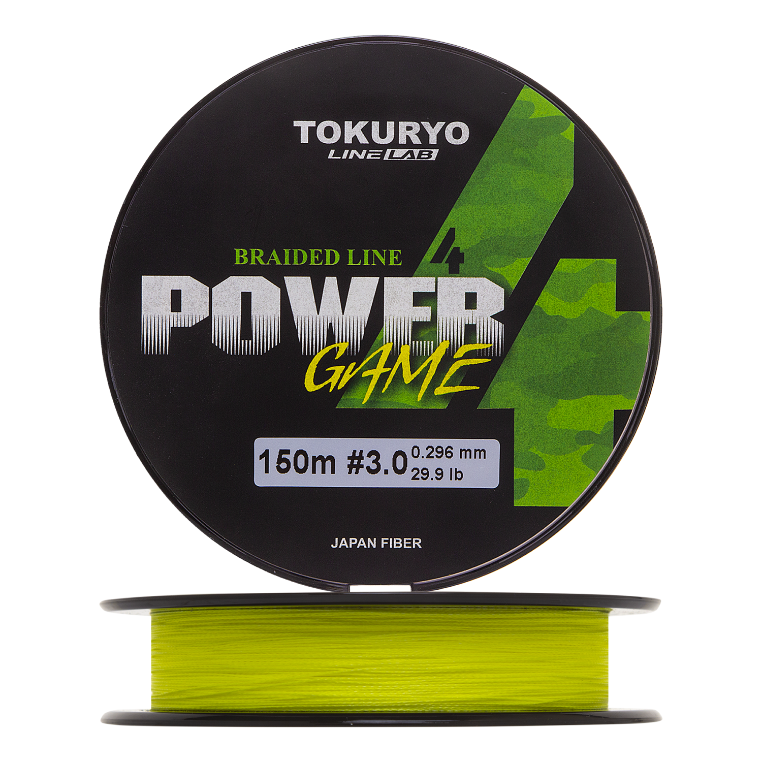 шнур плетеный tokuryo power game x4 0 6 0 132мм 150м yellow сделано в японии Шнур плетеный Tokuryo Power Game X4 #3 0,296мм 150м (yellow)