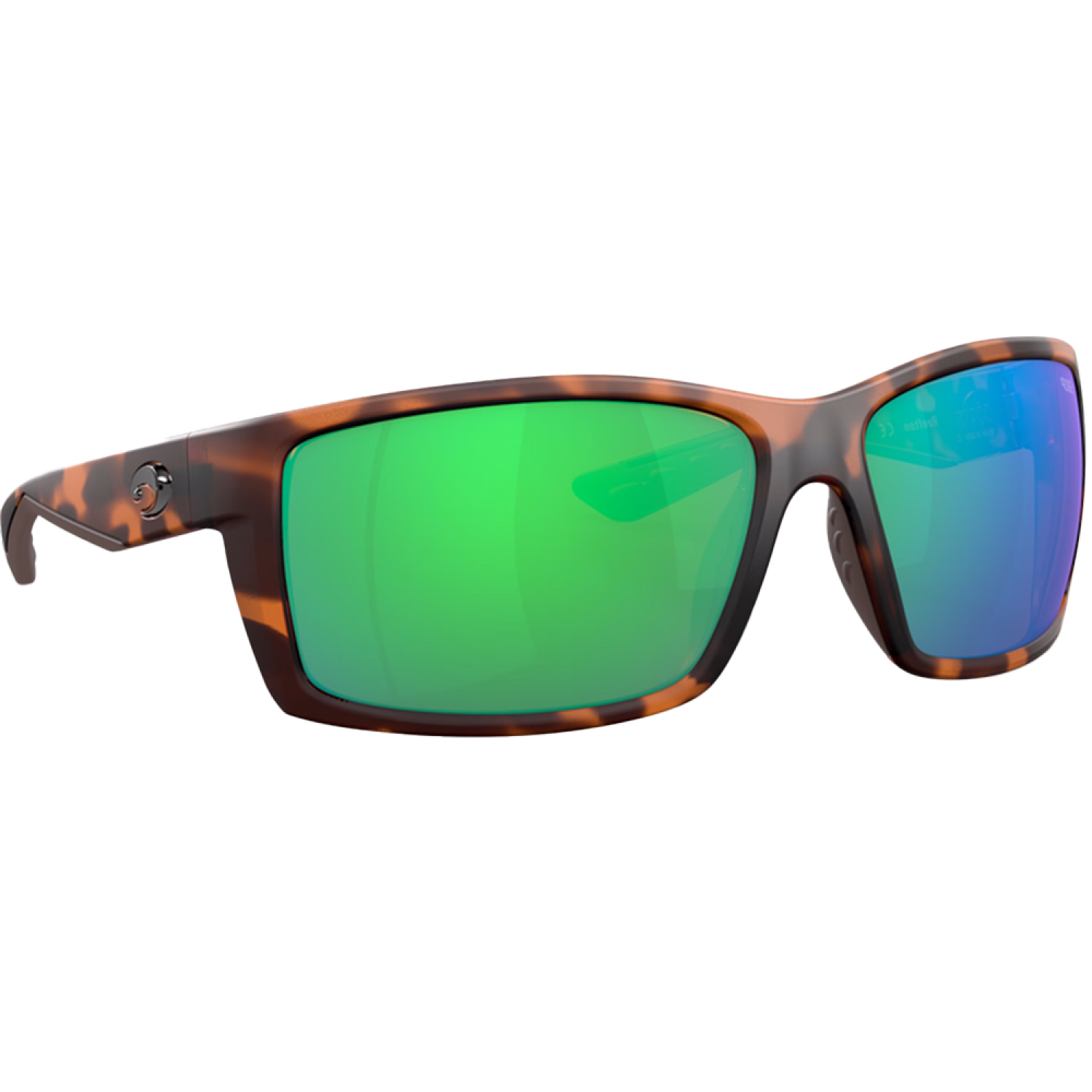 Очки солнцезащитные поляризационные Costa Reefton 580P Matte Retro Tortoise/Green Mirror