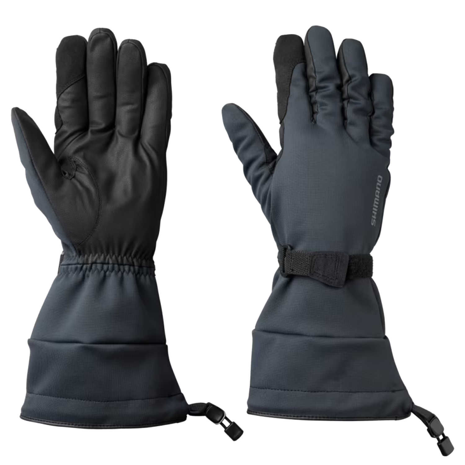 Перчатки водонепроницаемые утепленные Shimano GL-086W Waterproof Gloves Extra Hot Long M Black 13440₽