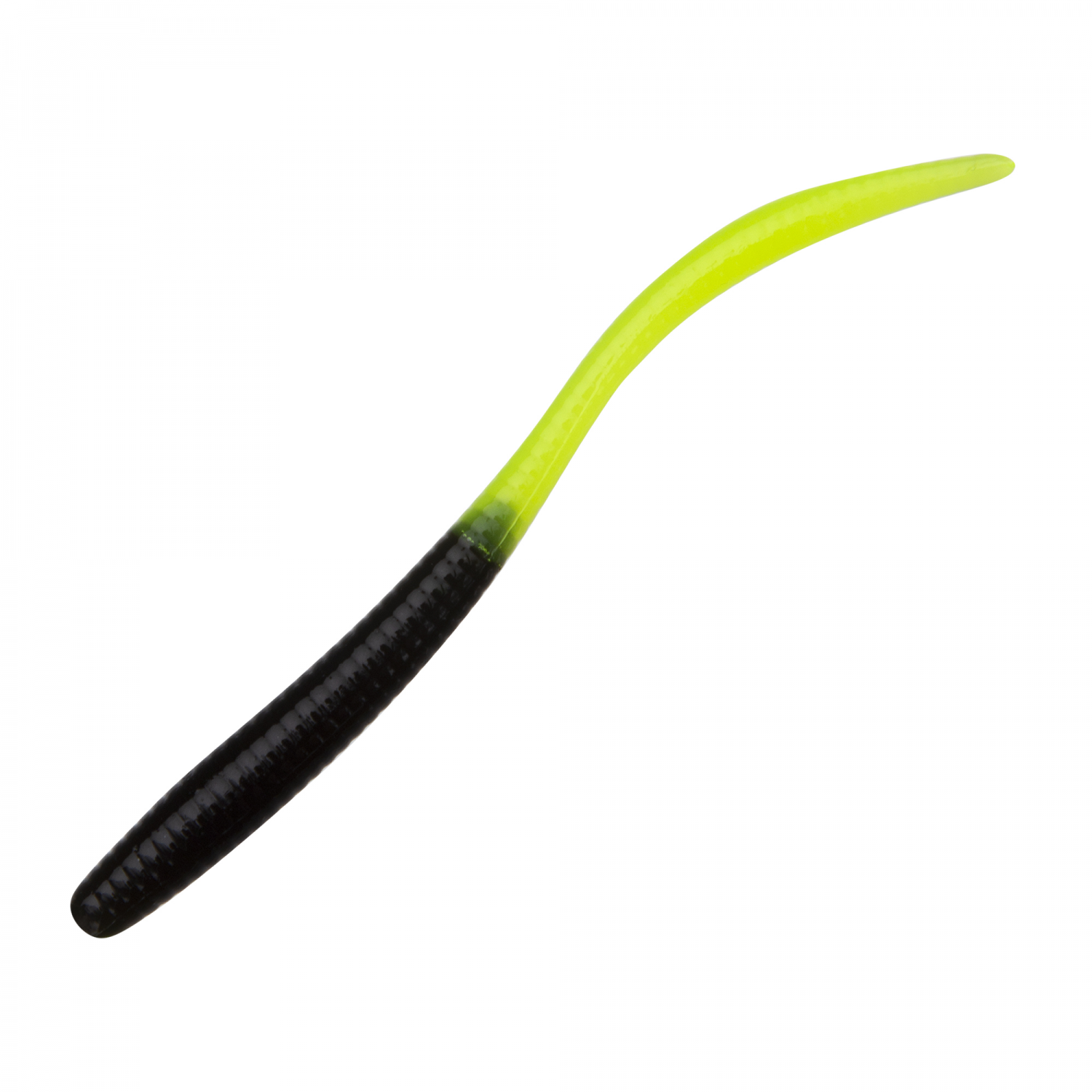Приманка силиконовая Boroda Baits ivi 2,5" #Чёрный/Лимон
