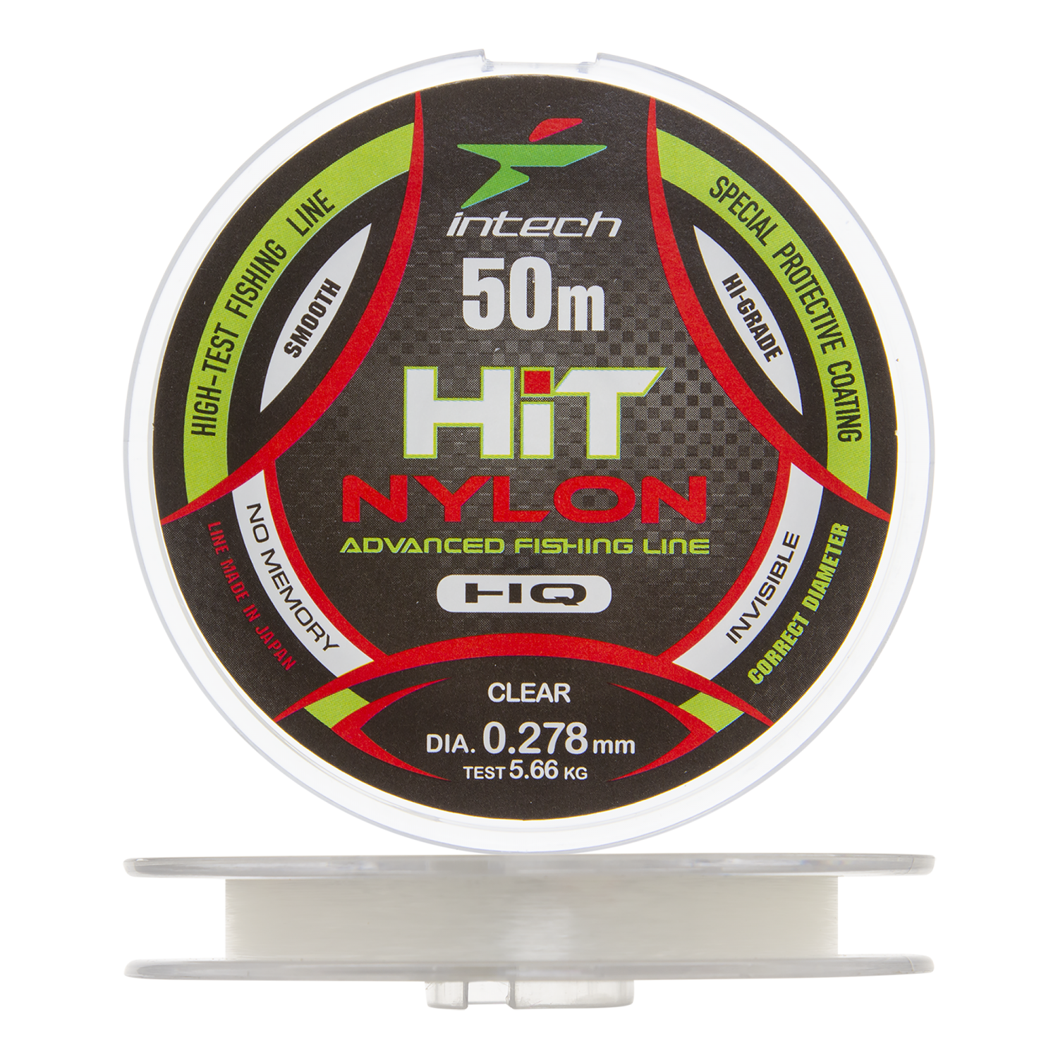 Леска монофильная Intech Hit Nylon 0,278мм 50м (clear)