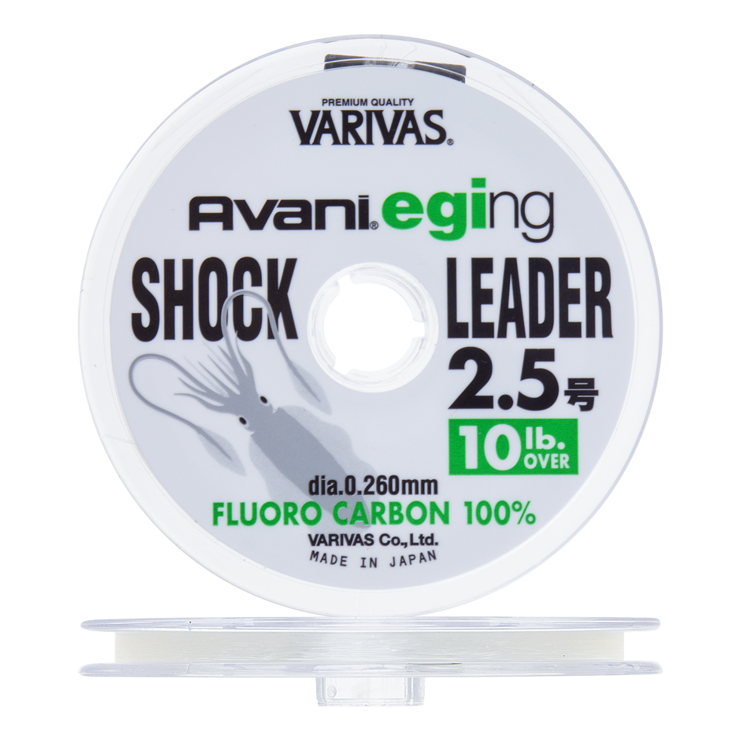 Флюорокарбон Varivas Avani Eging Shock Leader Fluorocarbon #2,5 0,260мм 30м (clear)