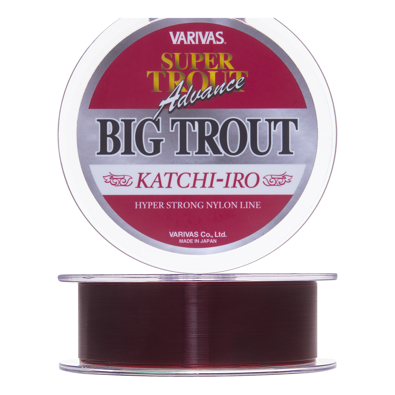 Леска монофильная Varivas Big Trout Katchi-Iro #2,5 0,260мм 12Lb 150м (katchi red)