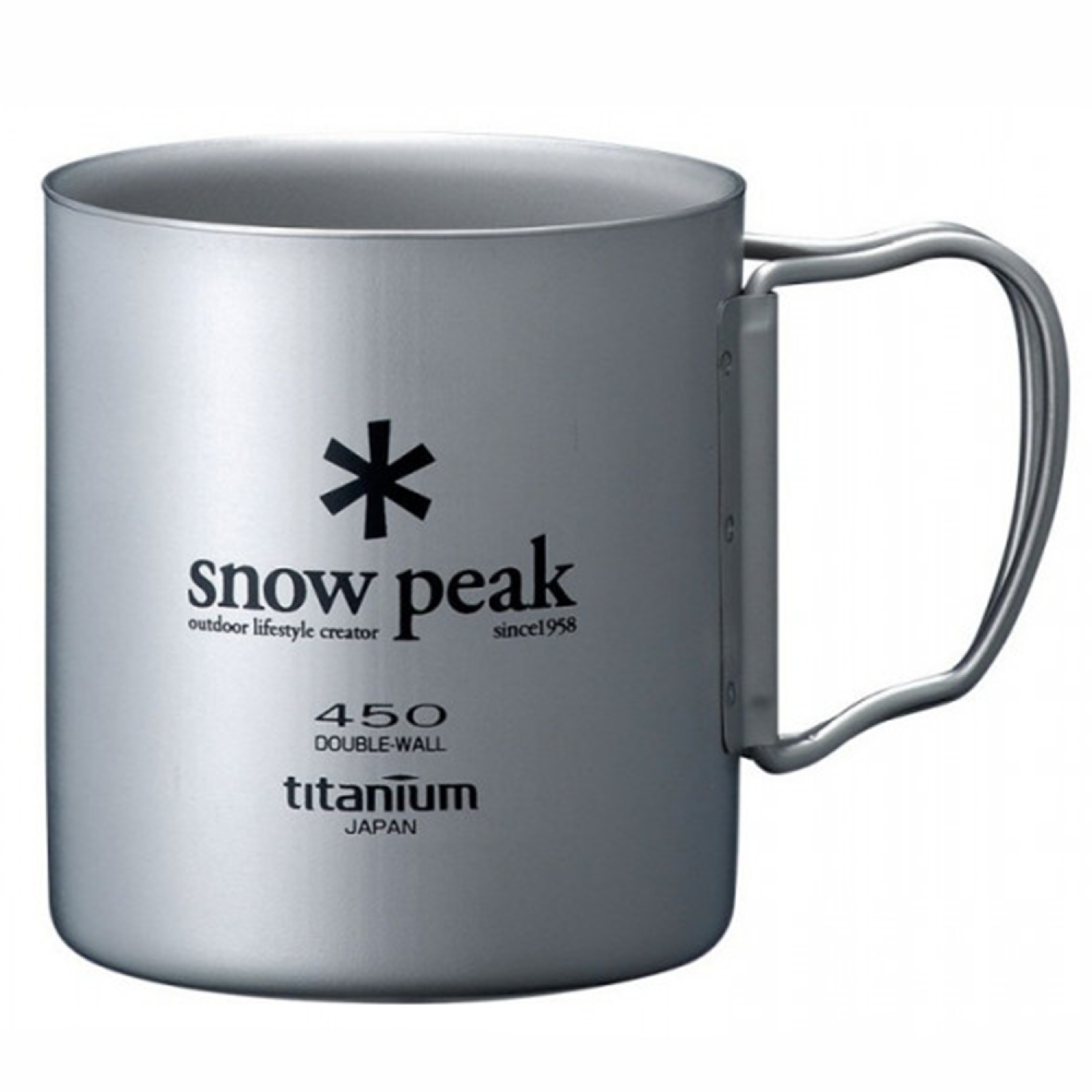 Кружка Snow Peak Ti-Double Cup 450 11073₽