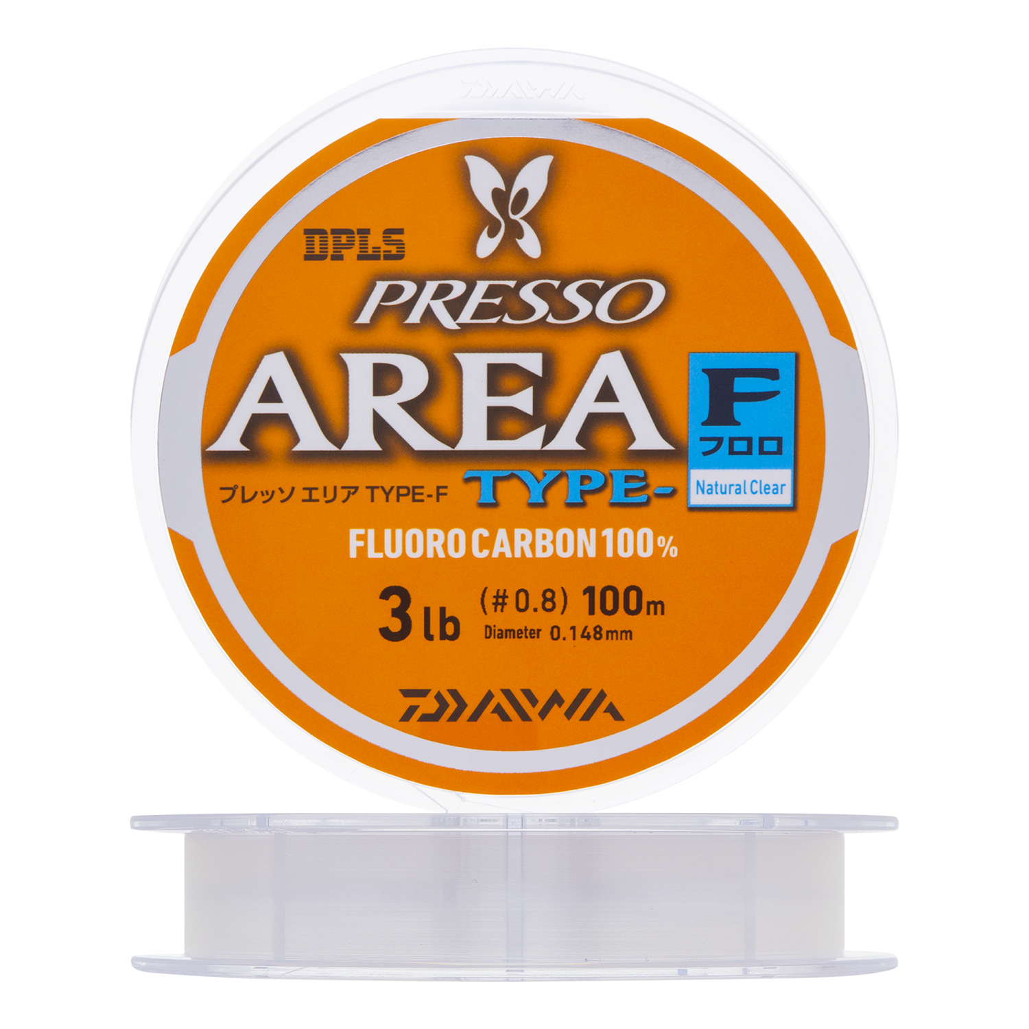 Флюорокарбон Daiwa Presso Area Type-F #0,6 0,128мм 100м (natural clear)