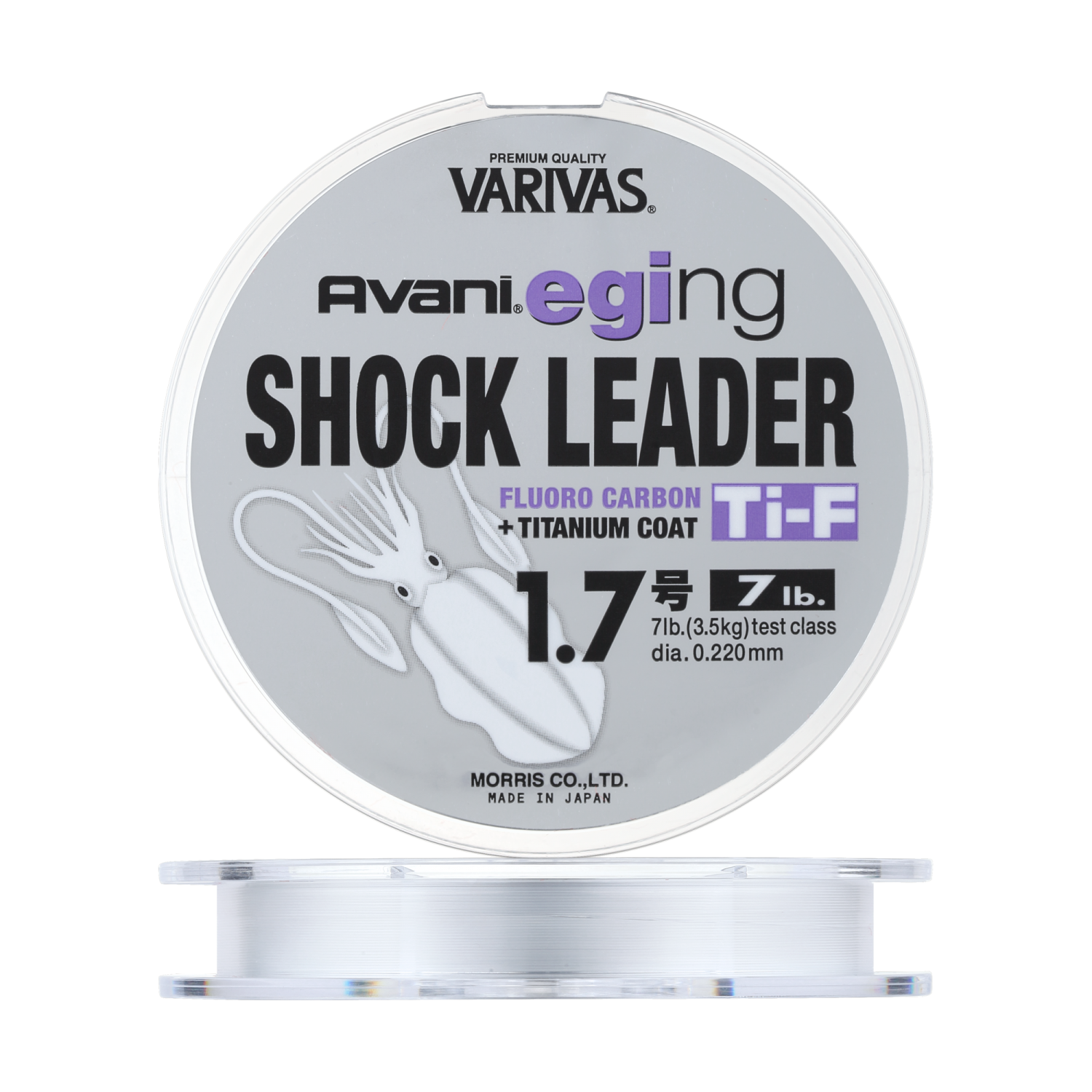 Флюорокарбон Varivas Avani Eging Shock Leader Ti Fluoro Carbon #1,7 0,22мм 30м (clear) фото