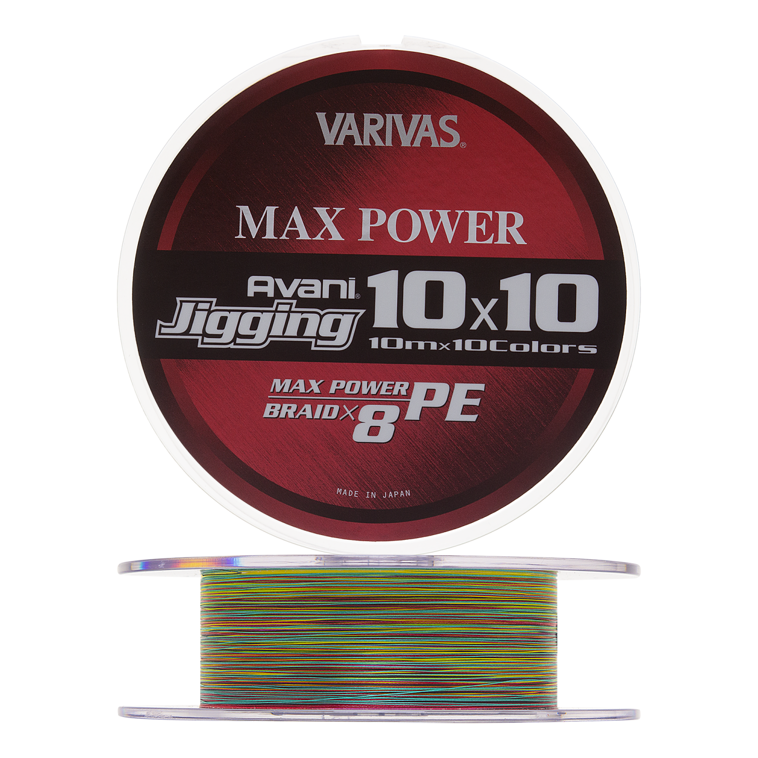 Шнур плетеный Varivas Avani Jigging 10×10 Max Power PE X8 #0,8 0,148мм 300м (multicolor) - 2 рис.