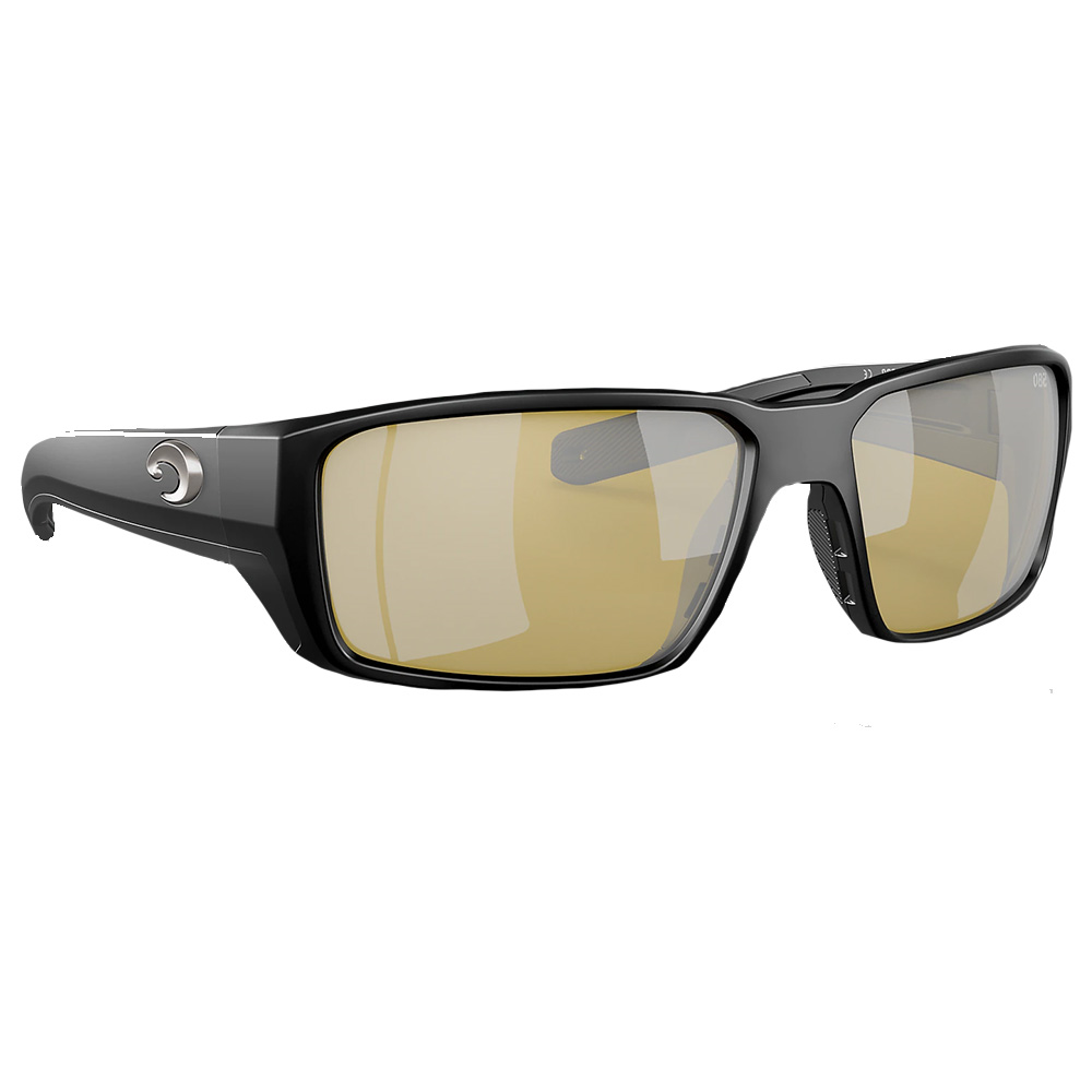 Очки солнцезащитные поляризационные Costa FantailPro 580G Matte Black/Sunrise Silver Mirror
