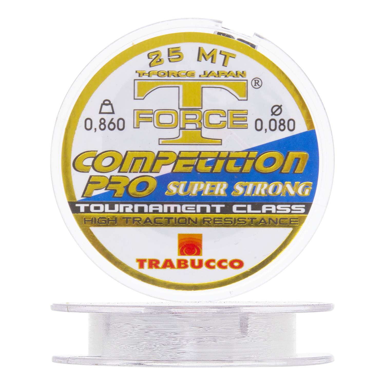 Леска монофильная Trabucco T-Force Competition Strong 0,080мм 25м (clear)