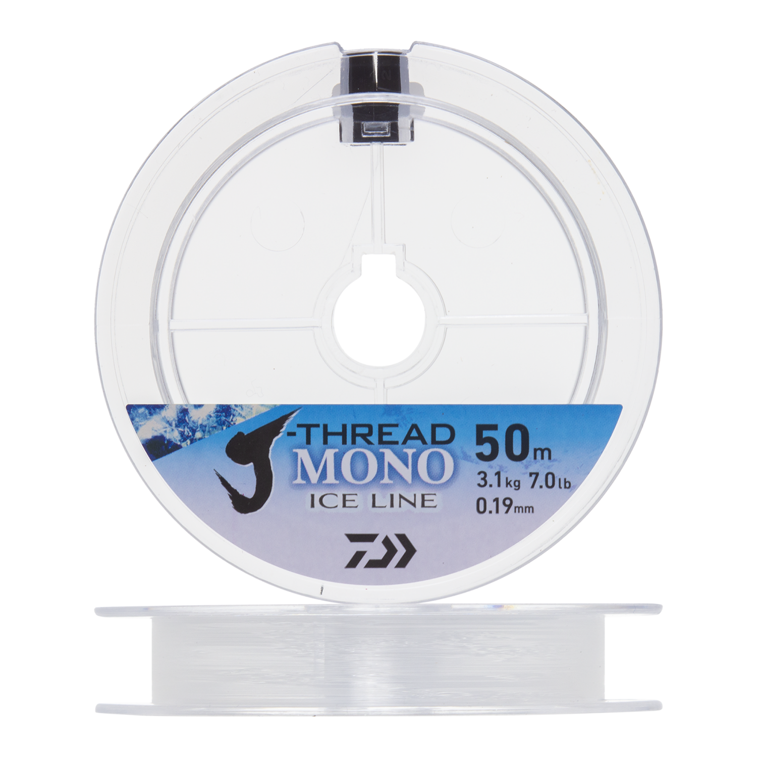 Леска монофильная Daiwa J-Thread Mono Ice Line 0,19мм 50м (clear)