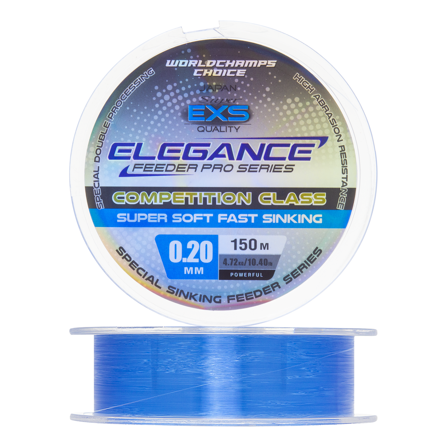 Леска монофильная Elegance Feeder Pro 0,20мм 150м (light blue)