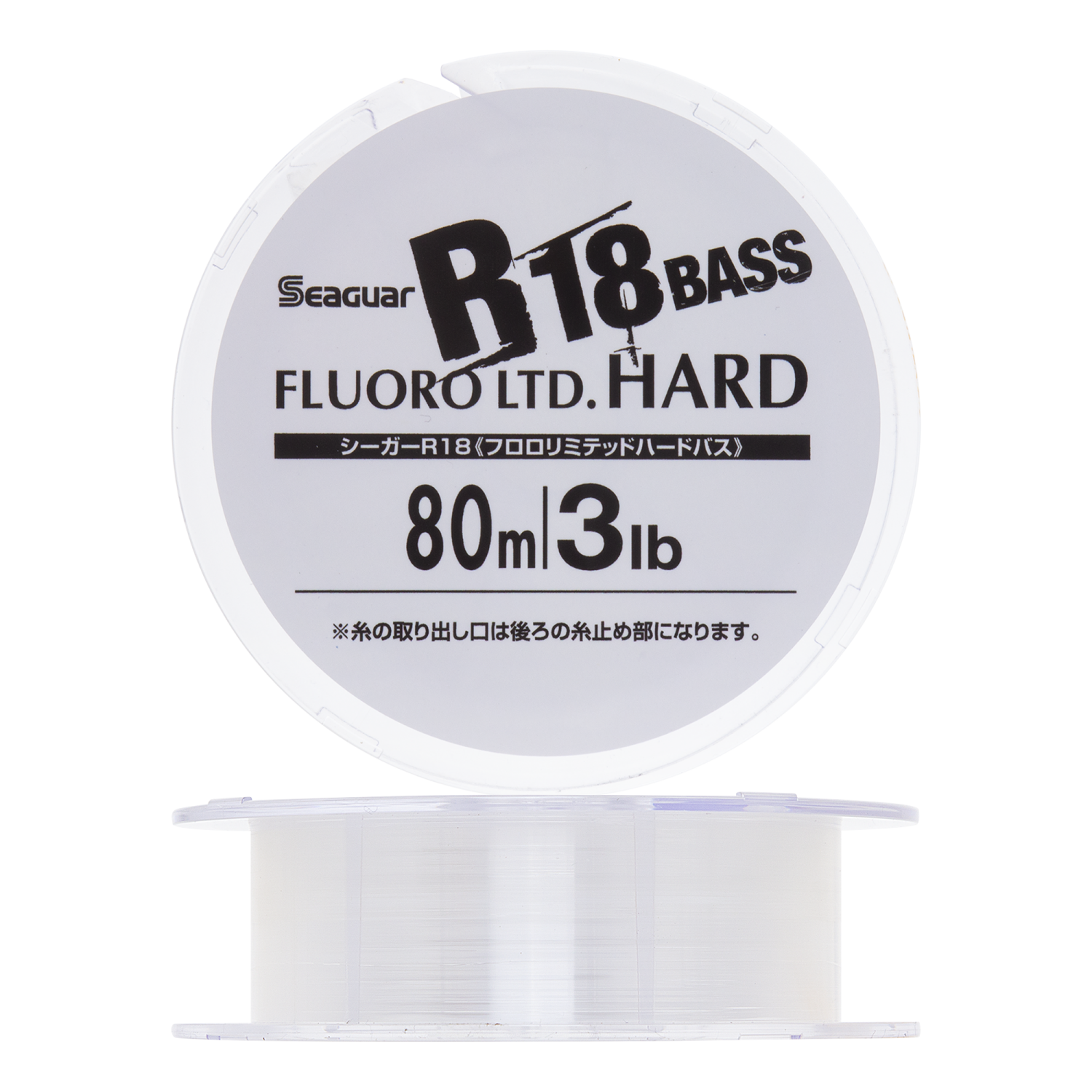 Флюорокарбон Seaguar R18 Fluoro Limited Hard Bass 3Lb #0,8 0,148мм 80м (clear)