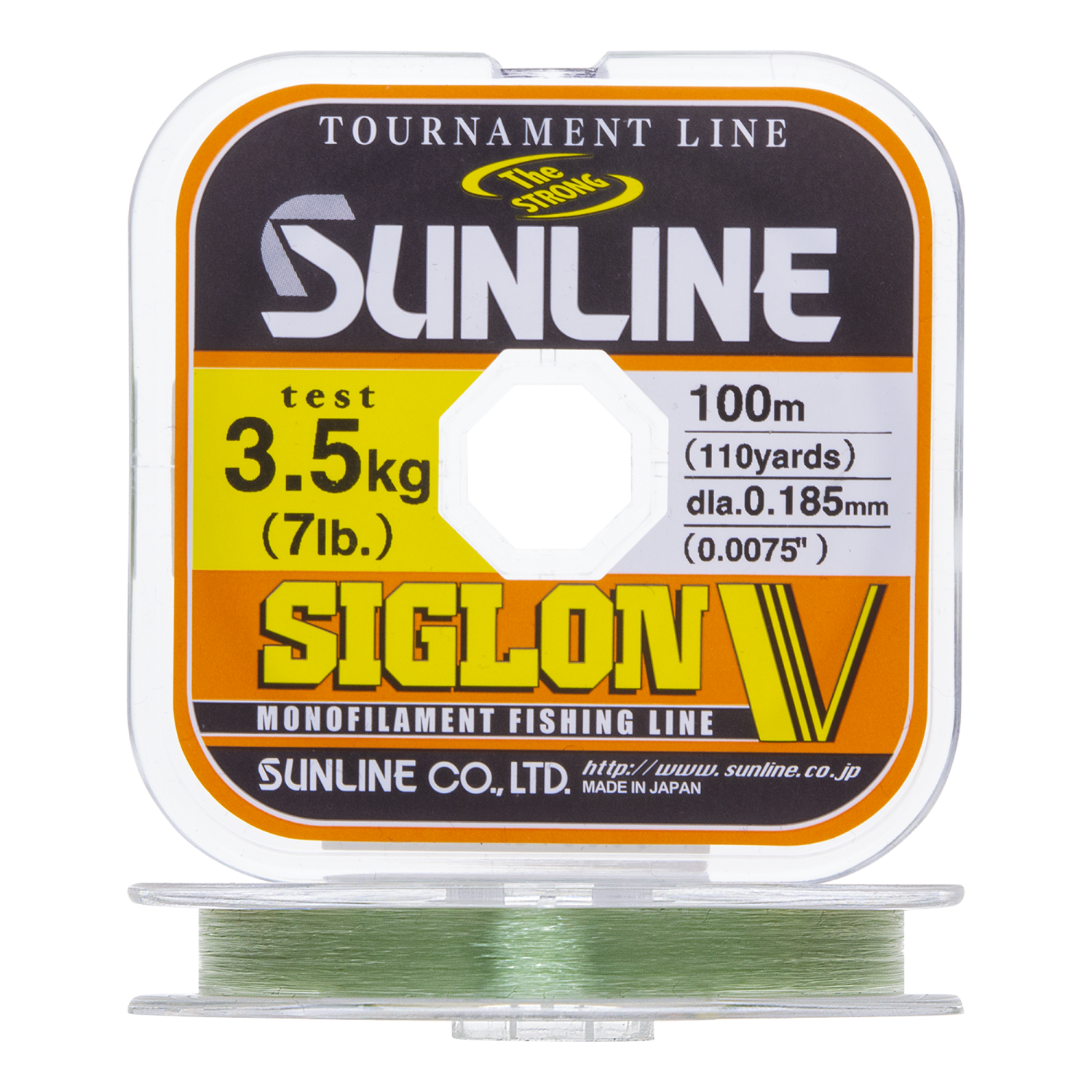 Леска монофильная Sunline Siglon V 10R Connected #1,2 0,185мм 100м (mist green)