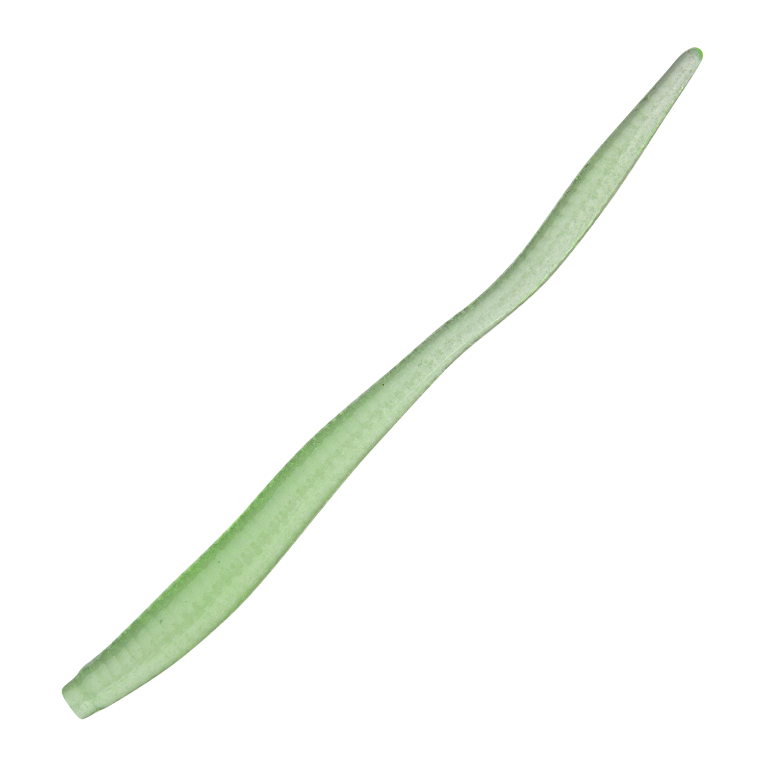 Приманка силиконовая Boroda Baits ivi 2,5" #Бледно зеленый (GLOW - светонакопительный)
