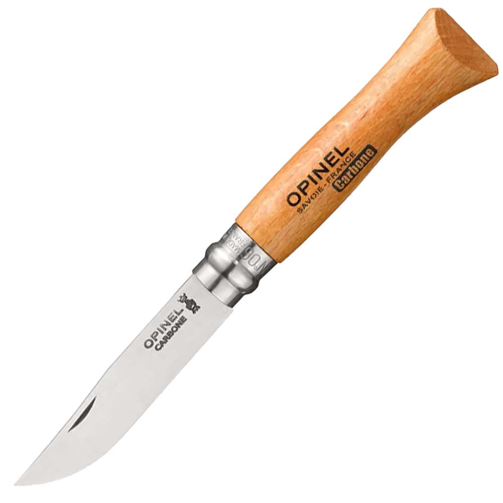нож складной opinel 7 nature сердца Нож складной Opinel №06 Carbon бук