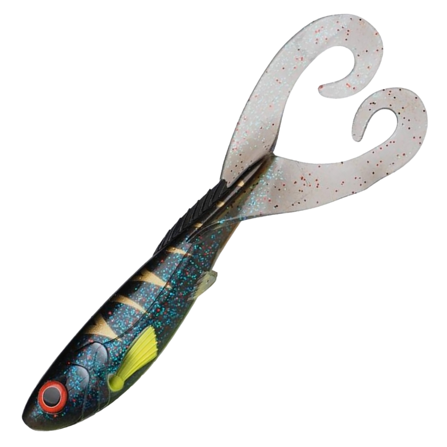 Приманка силиконовая Abu Garcia Beast Twin Tail New 21см #Shadow Tiger