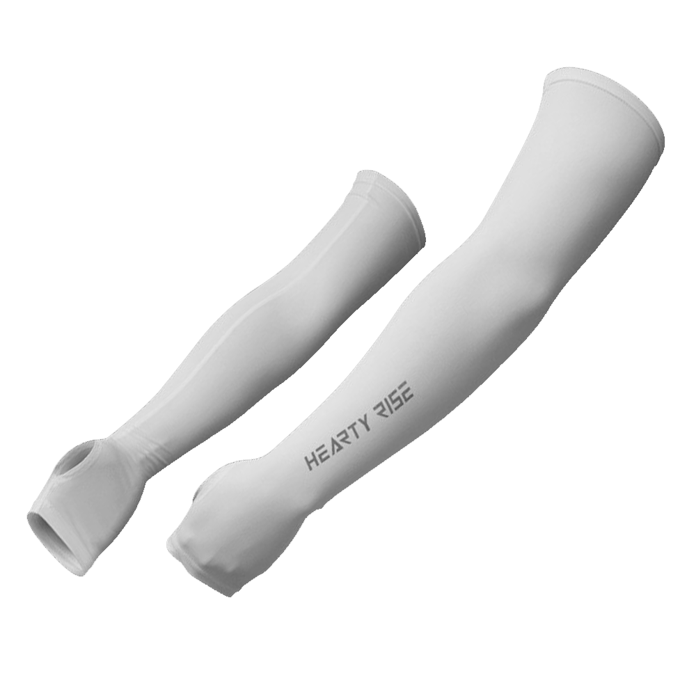 Рукава Hearty Rise Cooling UV-protection Arm Sleeves with Thumbhole HU-2703 M белый