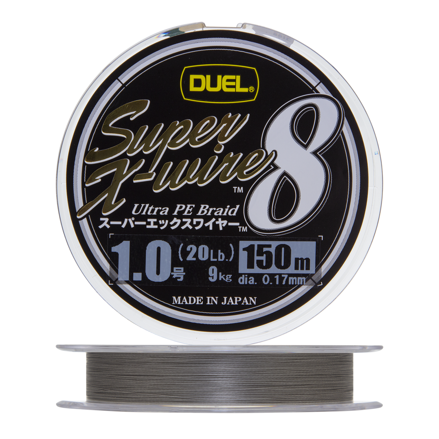 Шнур плетеный Duel PE Super X-Wire 8 #1,0 0,17мм 150м (silver)