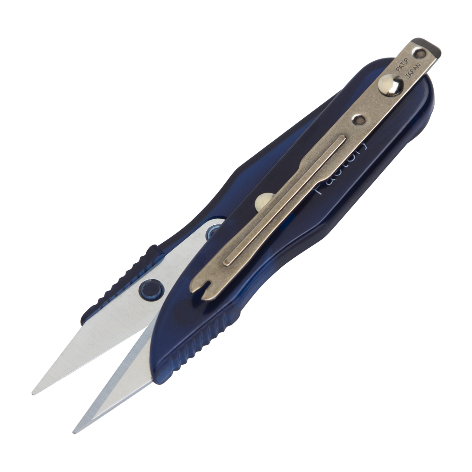 Кусачки для лески Field Factory High Cut Crab Scissors FF-006 Blue