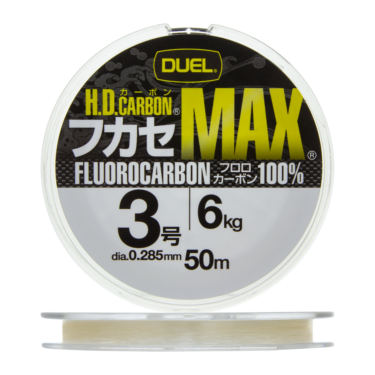 Флюорокарбон Duel H.D. Carbon Max Fluorocarbon 100% #3,0 0,285мм 50м (clear)