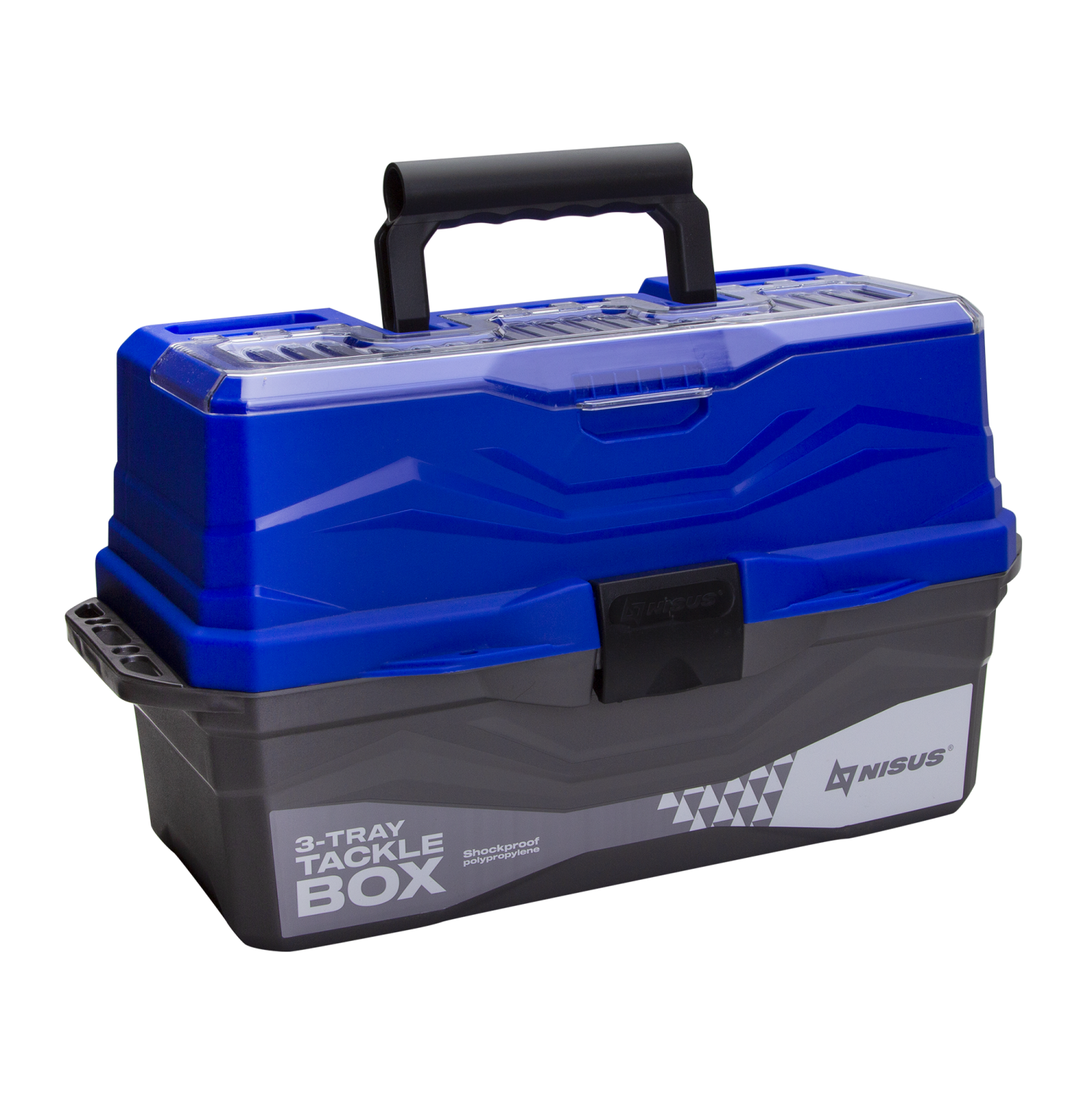 Ящик для снастей Nisus 3-Tray Tackle Box синий