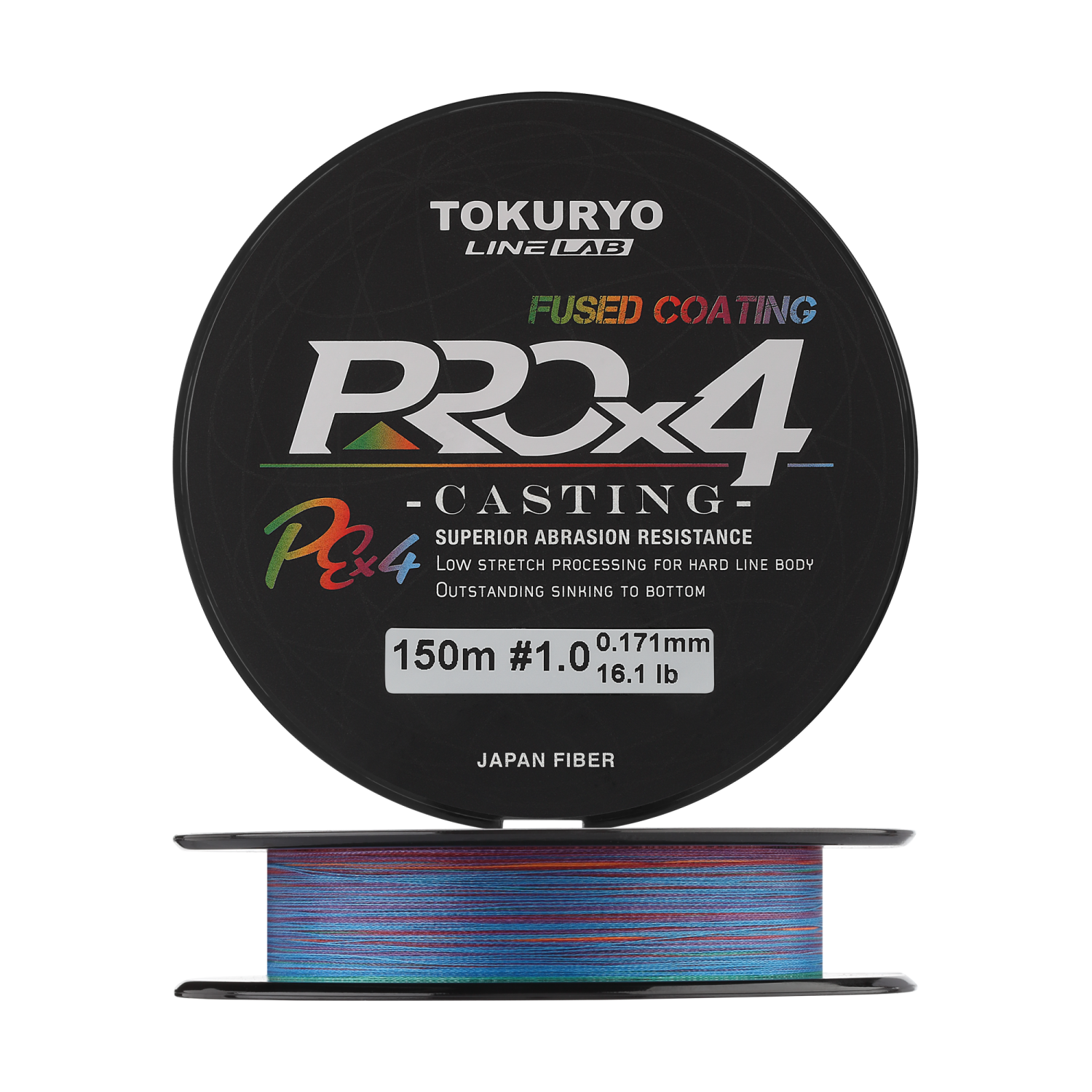 Шнур плетеный Tokuryo Pro PE X4 #1 0,171мм 150м (5color)