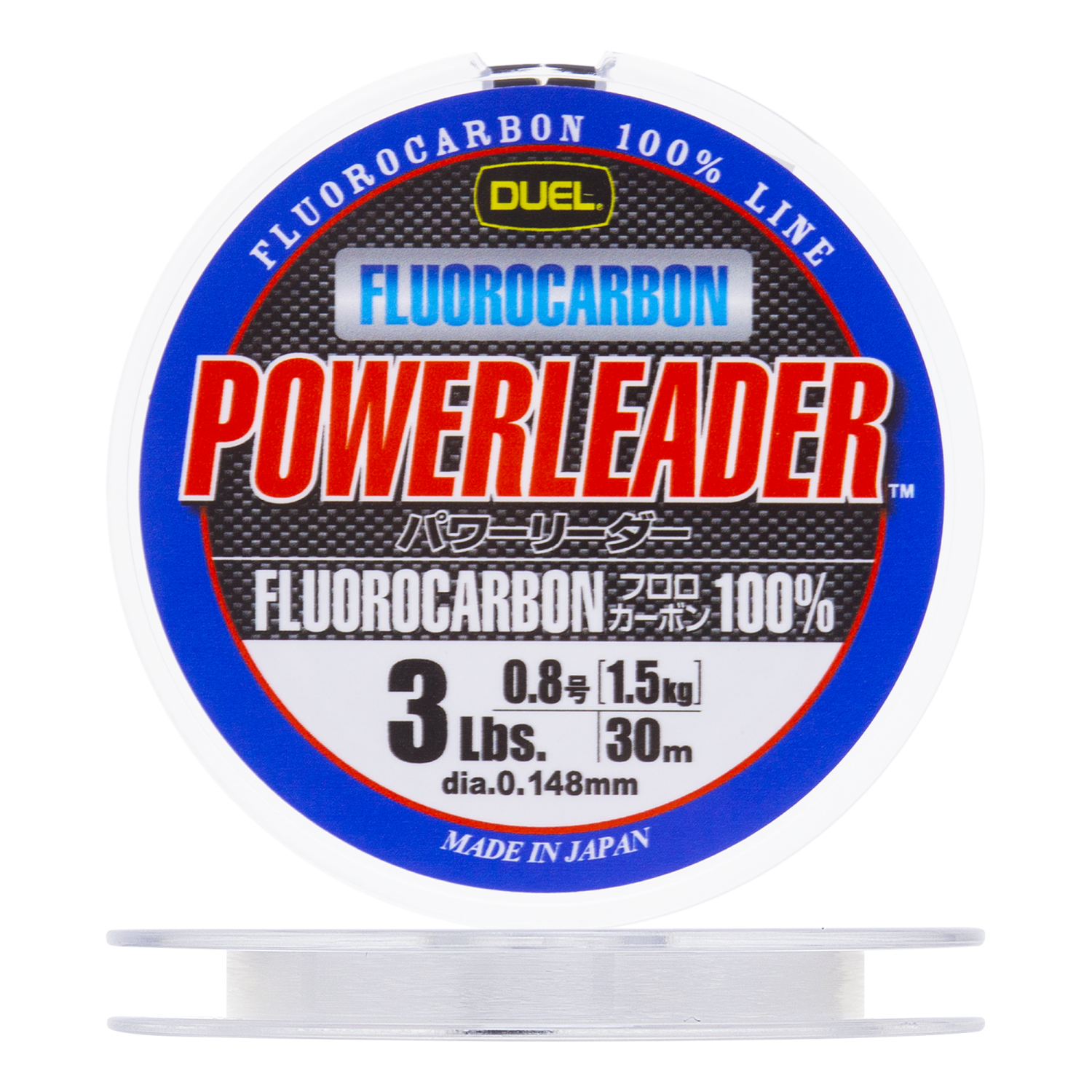 Флюорокарбон Duel Hardcore Powerleader FC Fluorocarbon 100% #0,8 0,148мм 30м (clear)