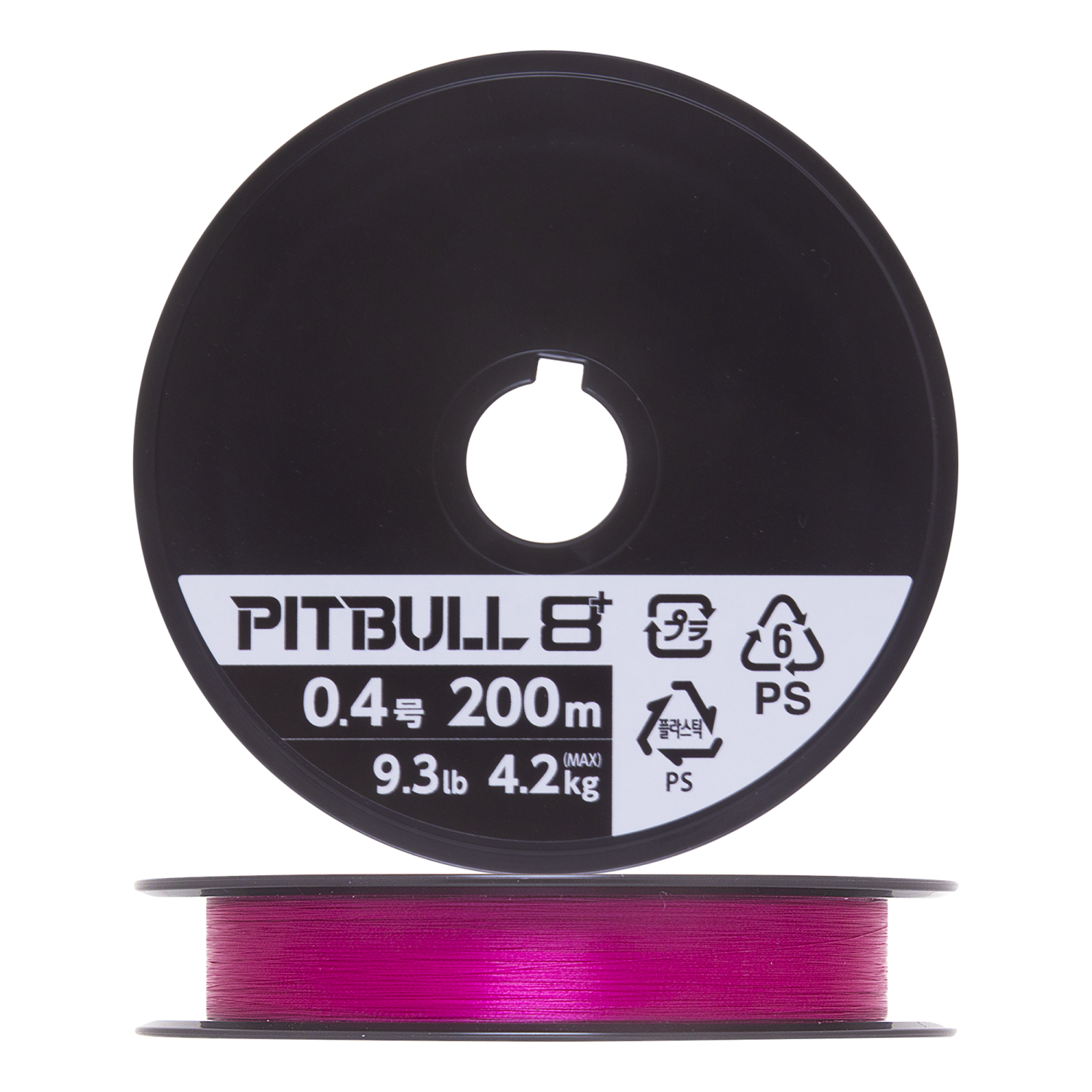 Шнур плетеный Shimano Pitbull 8+ #0,4 0,104мм 200м (tracer pink)