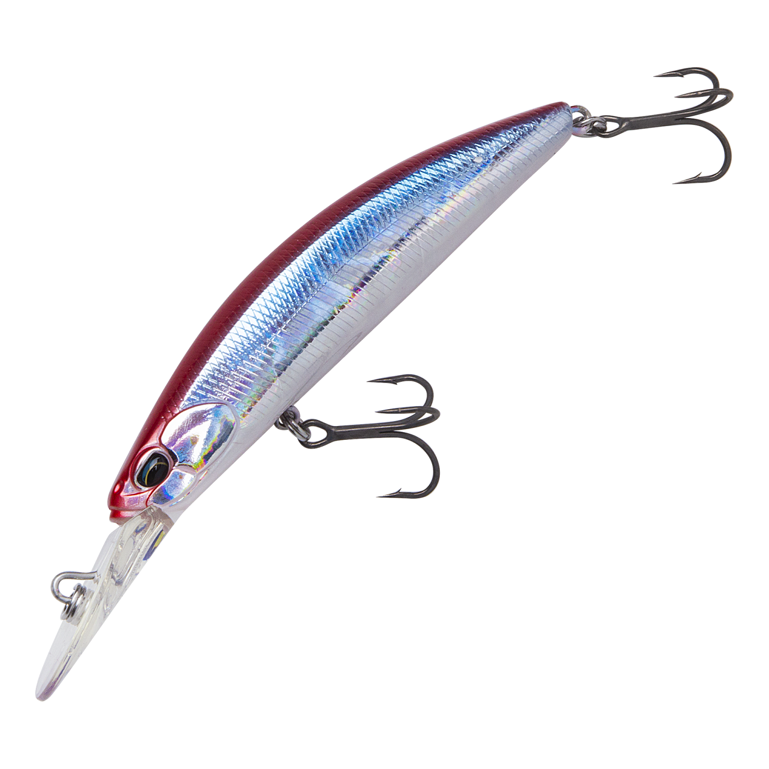 Воблер DUO Deep Feat 87DRF #ADA4067 Shinkita Red Silver