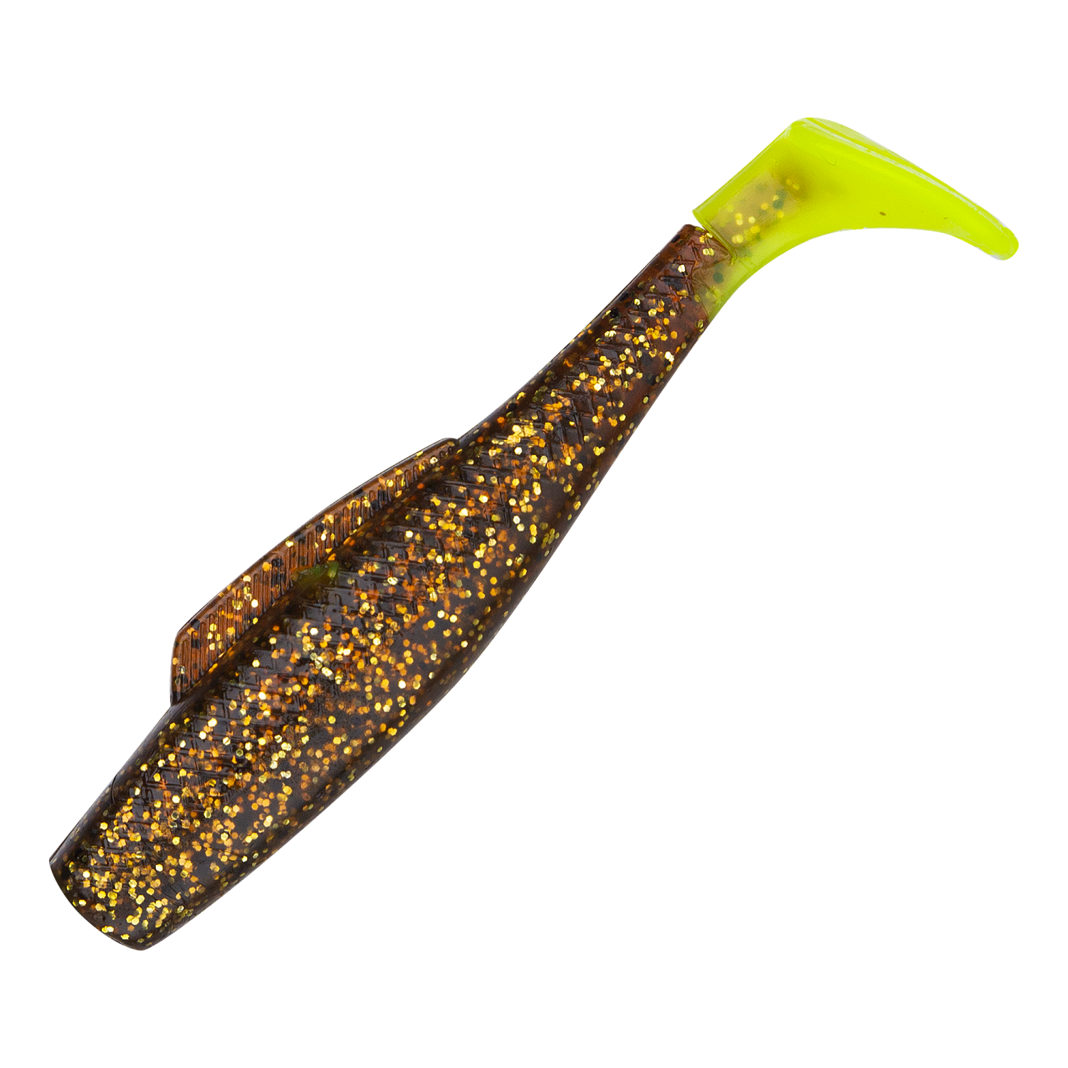 Приманка силиконовая Z-Man MinnowZ 3" #Rootbeer/Chartreuse Tail