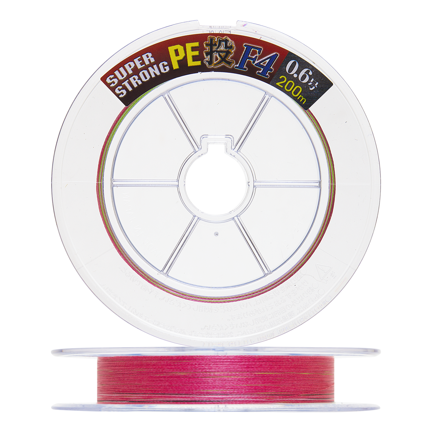 Шнур плетеный Toray Super Strong PE Nage F4 #0,6 200м (multicolor)