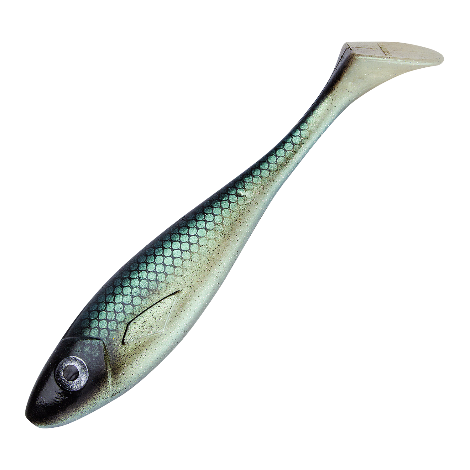 Приманка силиконовая Gator Gum 22см (8,7) #GreenWhitefish