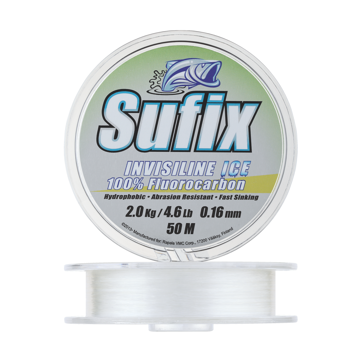 Флюорокарбон Sufix Invisiline Ice Fluorocarbon 0,16мм 50м (clear)