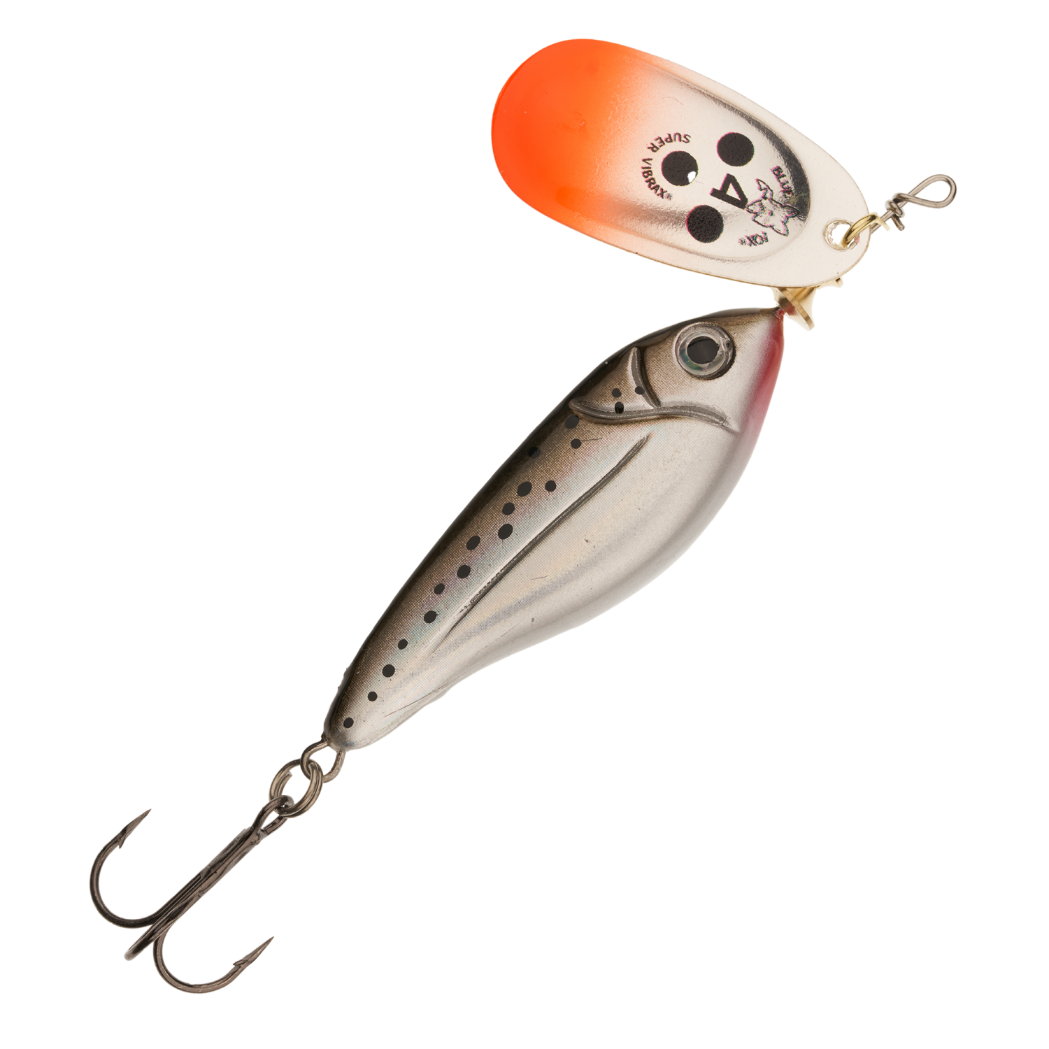 Блесна вращающаяся Blue Fox Minnow Super Vibrax №4 18гр #S