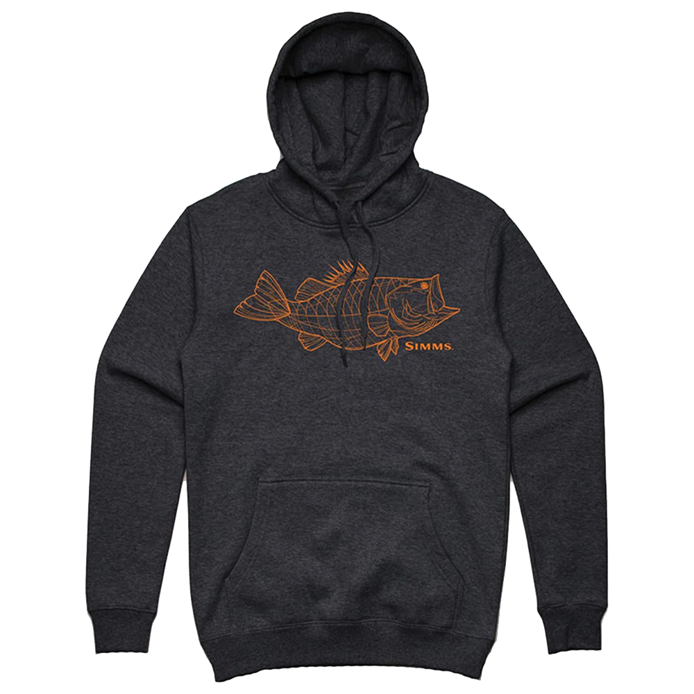 Толстовка Simms Bass Line Hoody XL Charcoal Heather