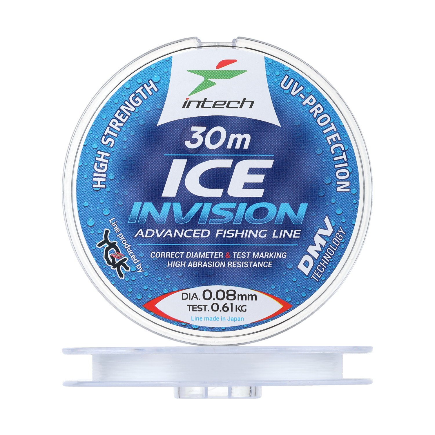 Леска монофильная Intech Invision Ice Line 0,08мм 30м (clear)