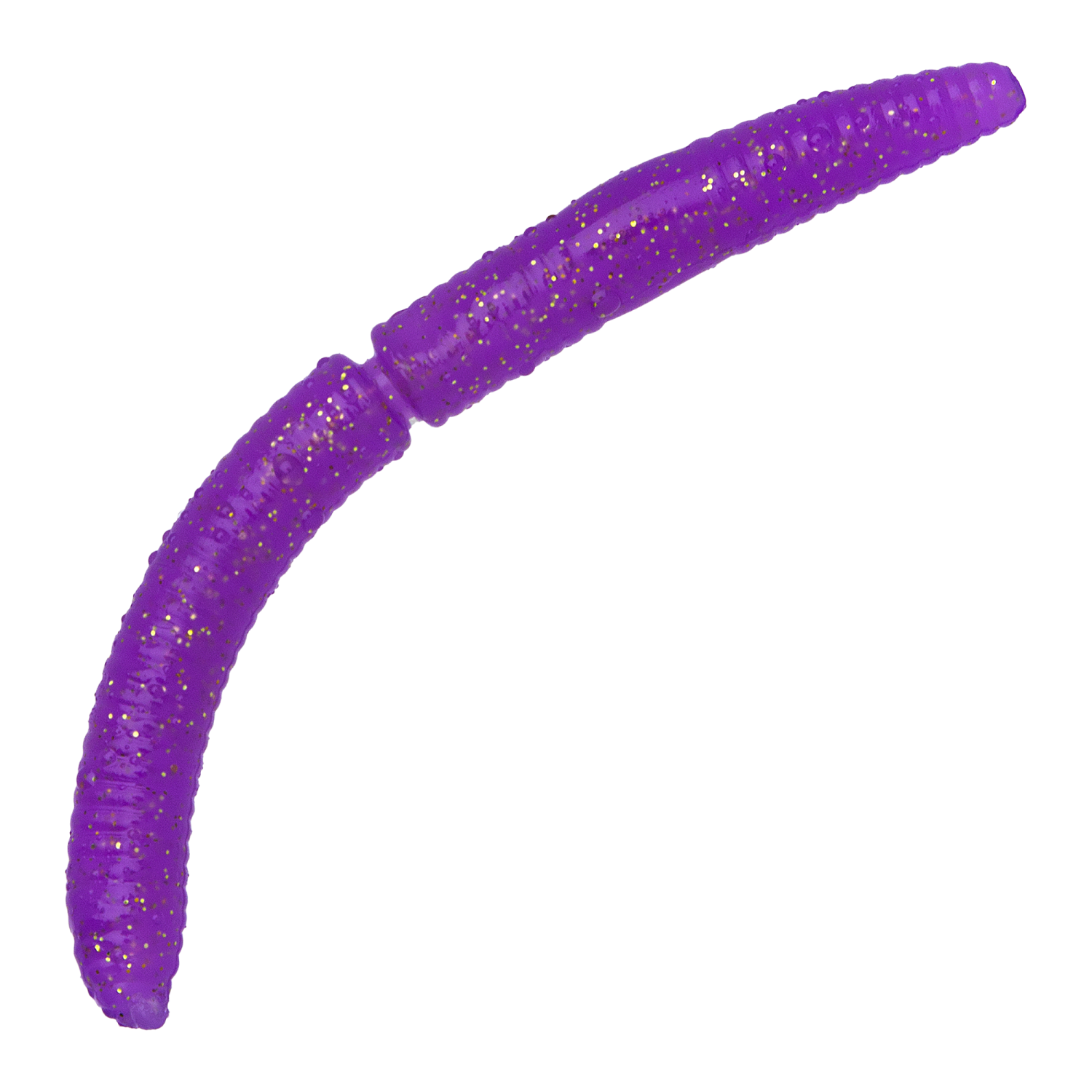 Приманка силиконовая Libra Lures Fatty D'Worm 75мм Cheese #020 Purple With Glitter