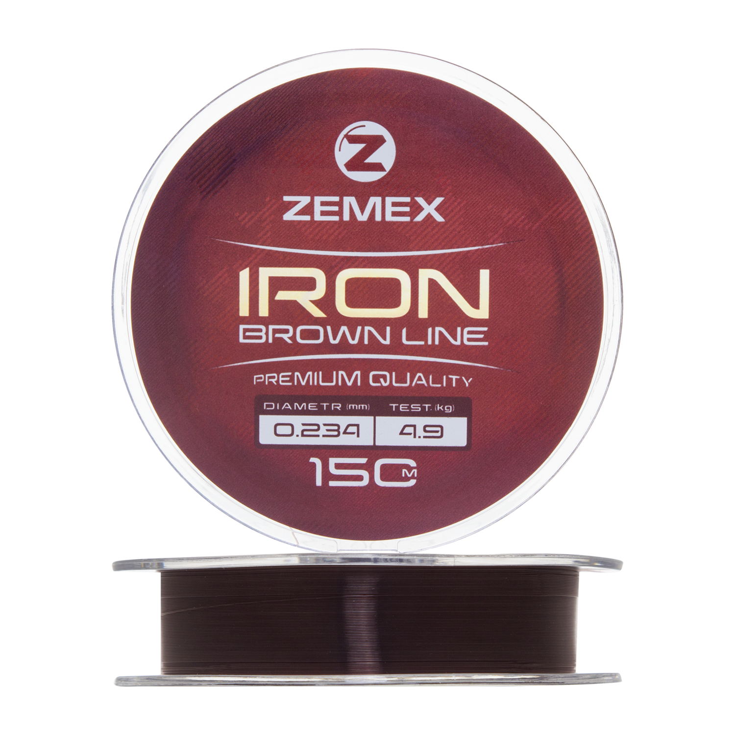 Леска монофильная Zemex Iron 0,234мм 150м (brown)