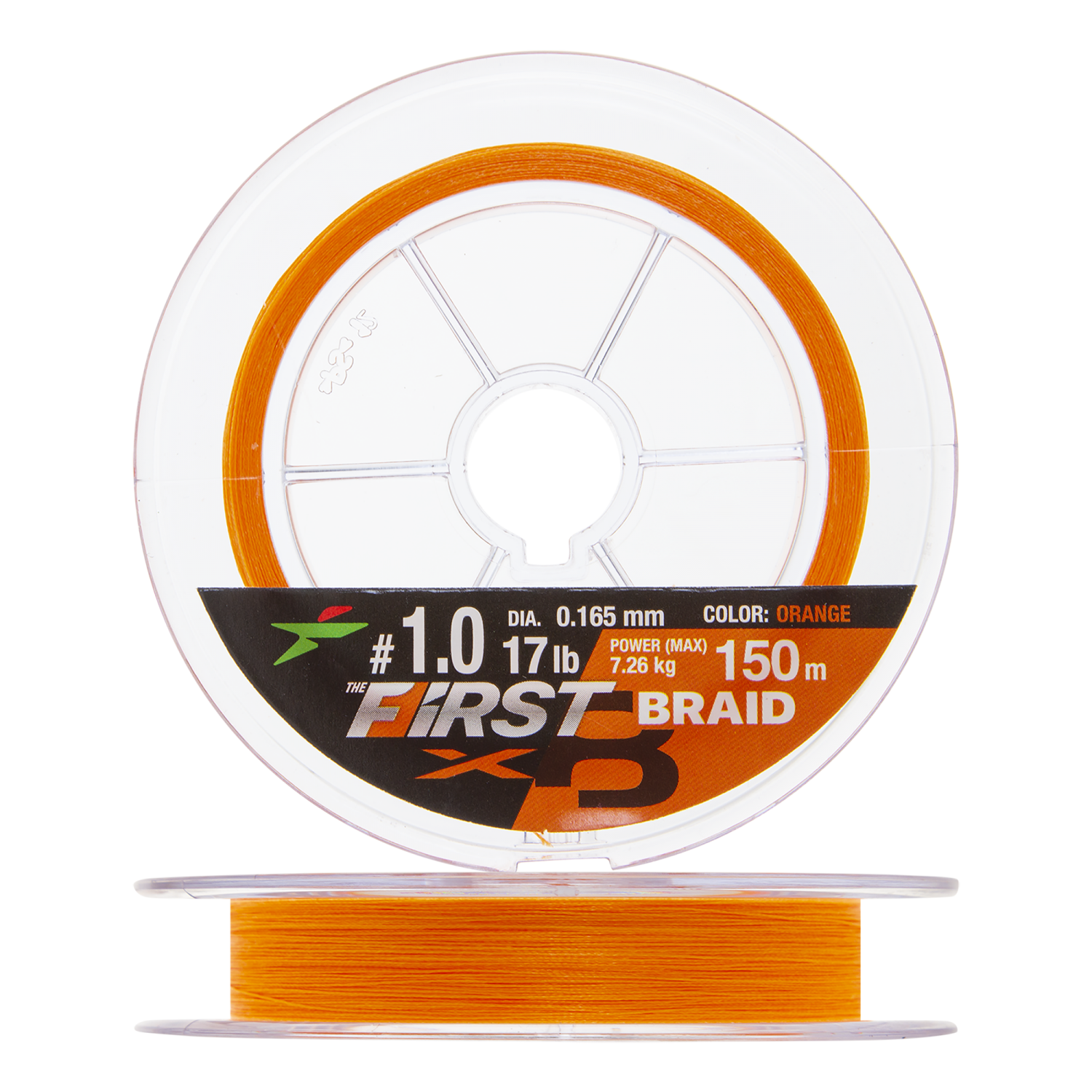 Шнур плетеный Intech First Braid X8 #1,0 0,165мм 150м (orange)