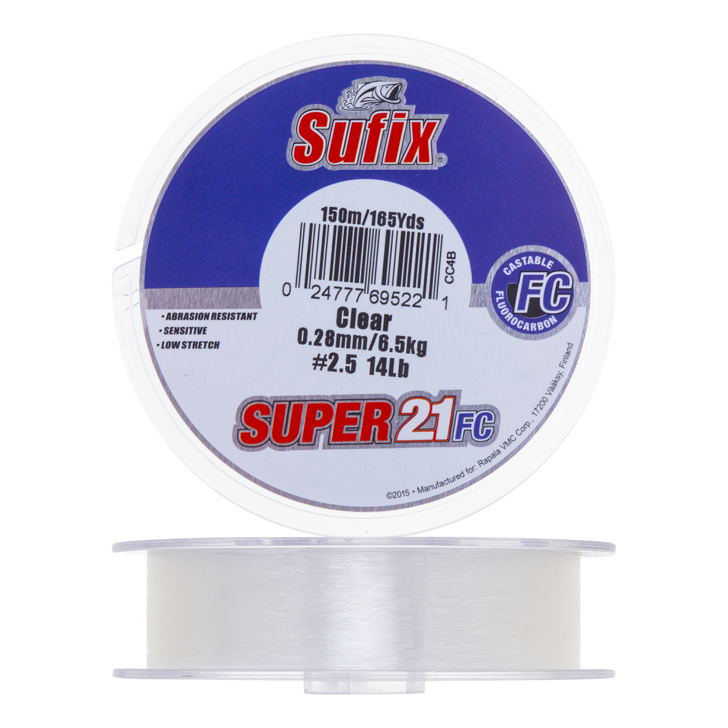 Флюорокарбон Sufix Super 21 Fluorocarbon #2,5 0,28мм 150м (clear)