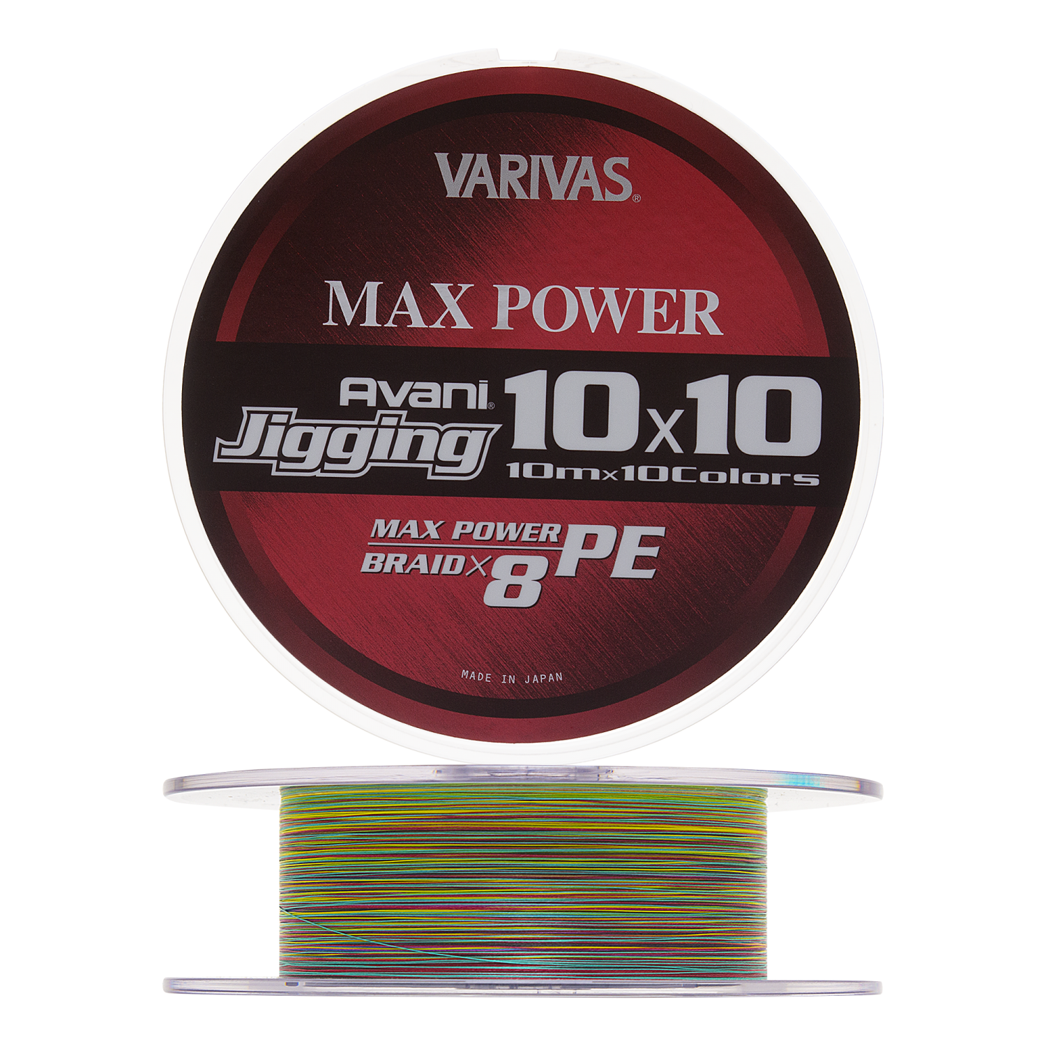 Шнур плетеный Varivas Avani Jigging 10×10 Max Power PE X8 #0,6 0,128мм 300м (multicolor) - 2 рис.
