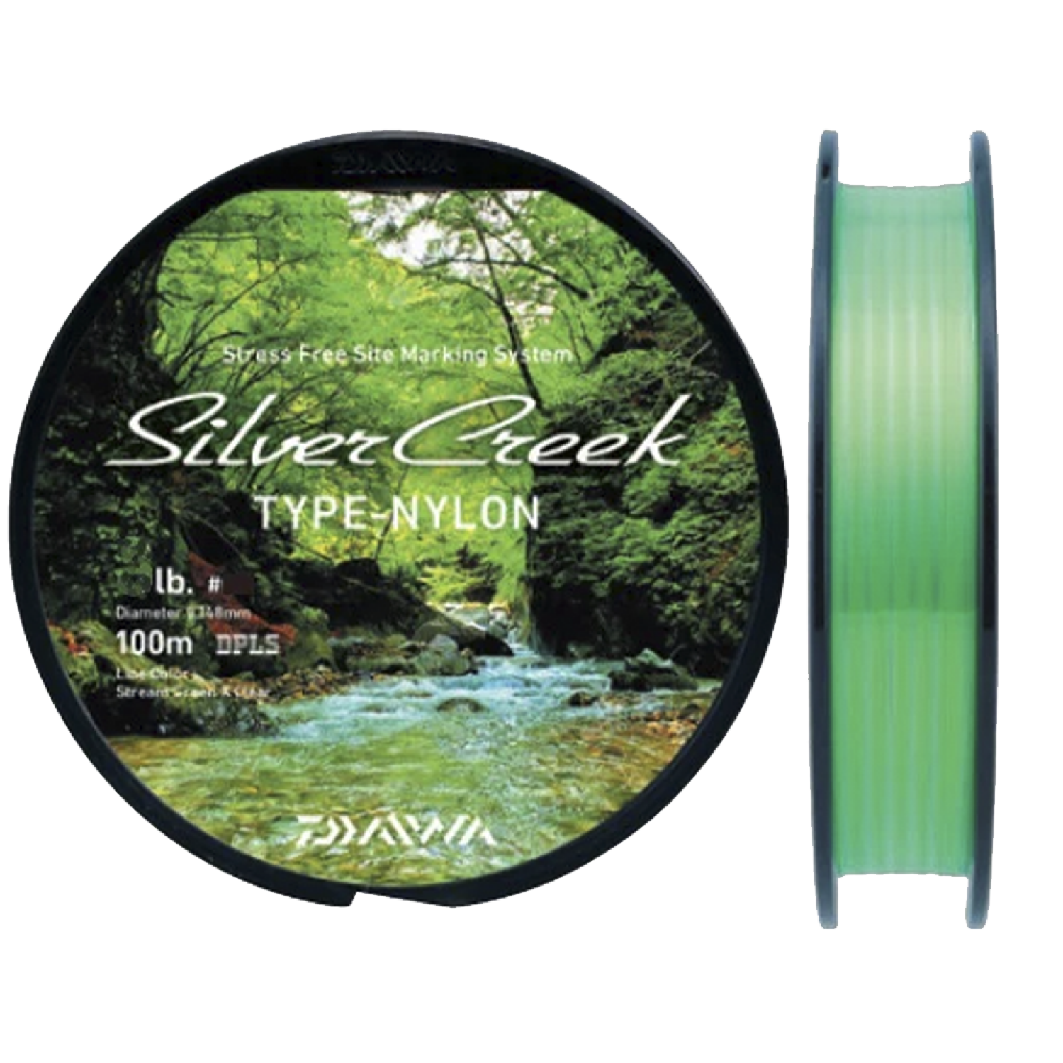 Леска монофильная Daiwa Silver Creek Type-N #1,2 0,185мм 5Lb 100м (lime green clear)