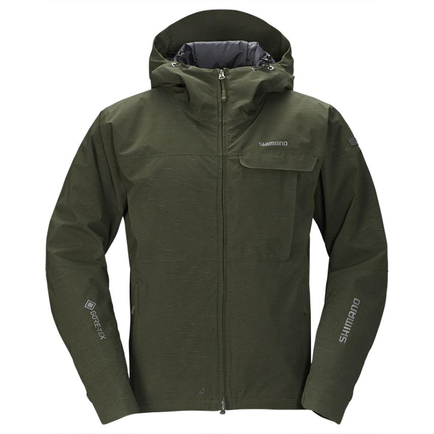 Куртка утеплённая Shimano RB-01JS Gore-Tex JP LL - EU L зеленый хаки