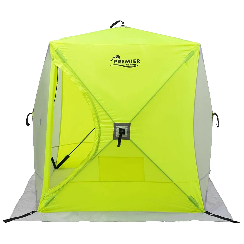 Палатка зимняя Premier Куб 1,5х1,5 Yellow Lumi/Gray