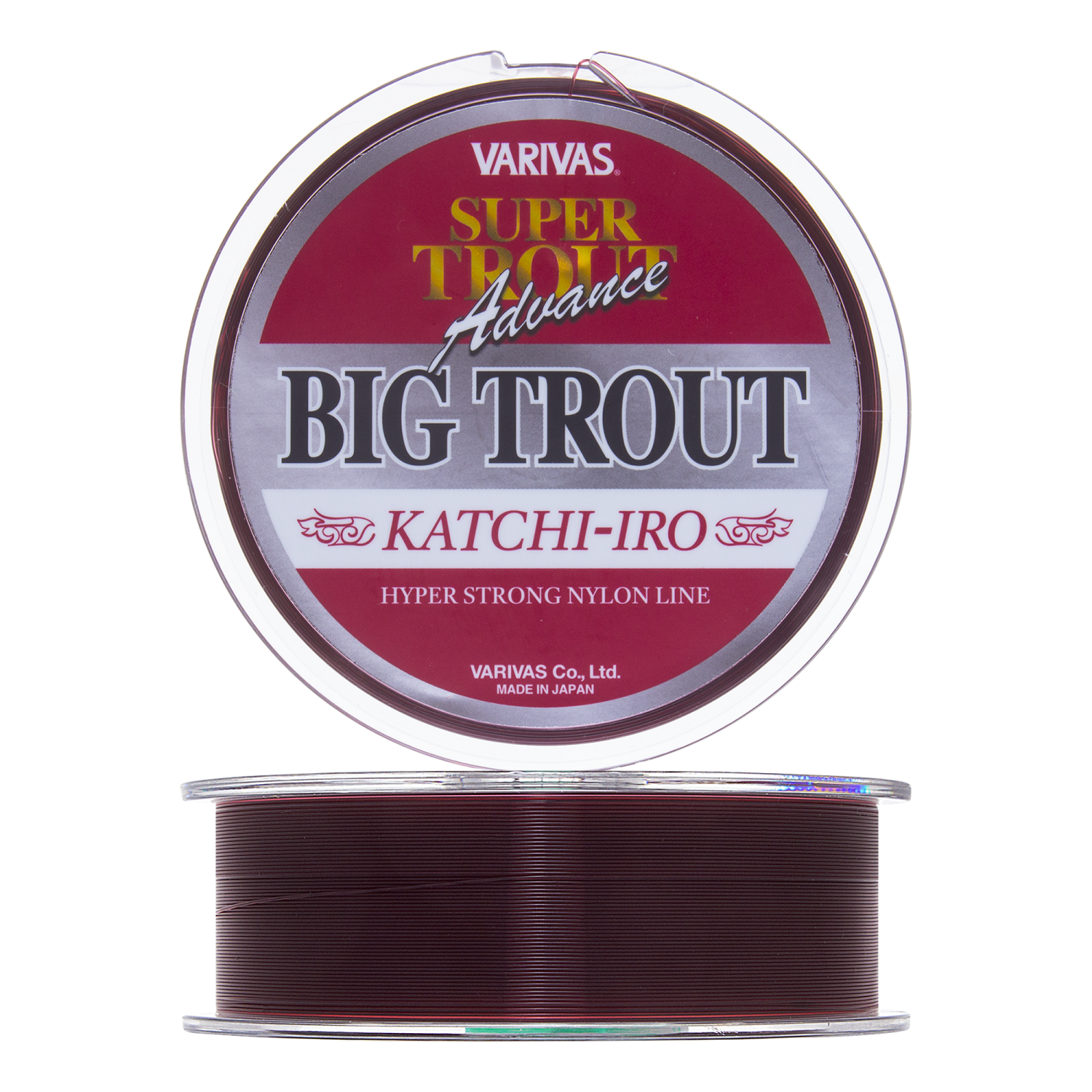 Леска монофильная Varivas Big Trout Katchi-Iro #6,0 0,405мм 25Lb 150м (katchi red)