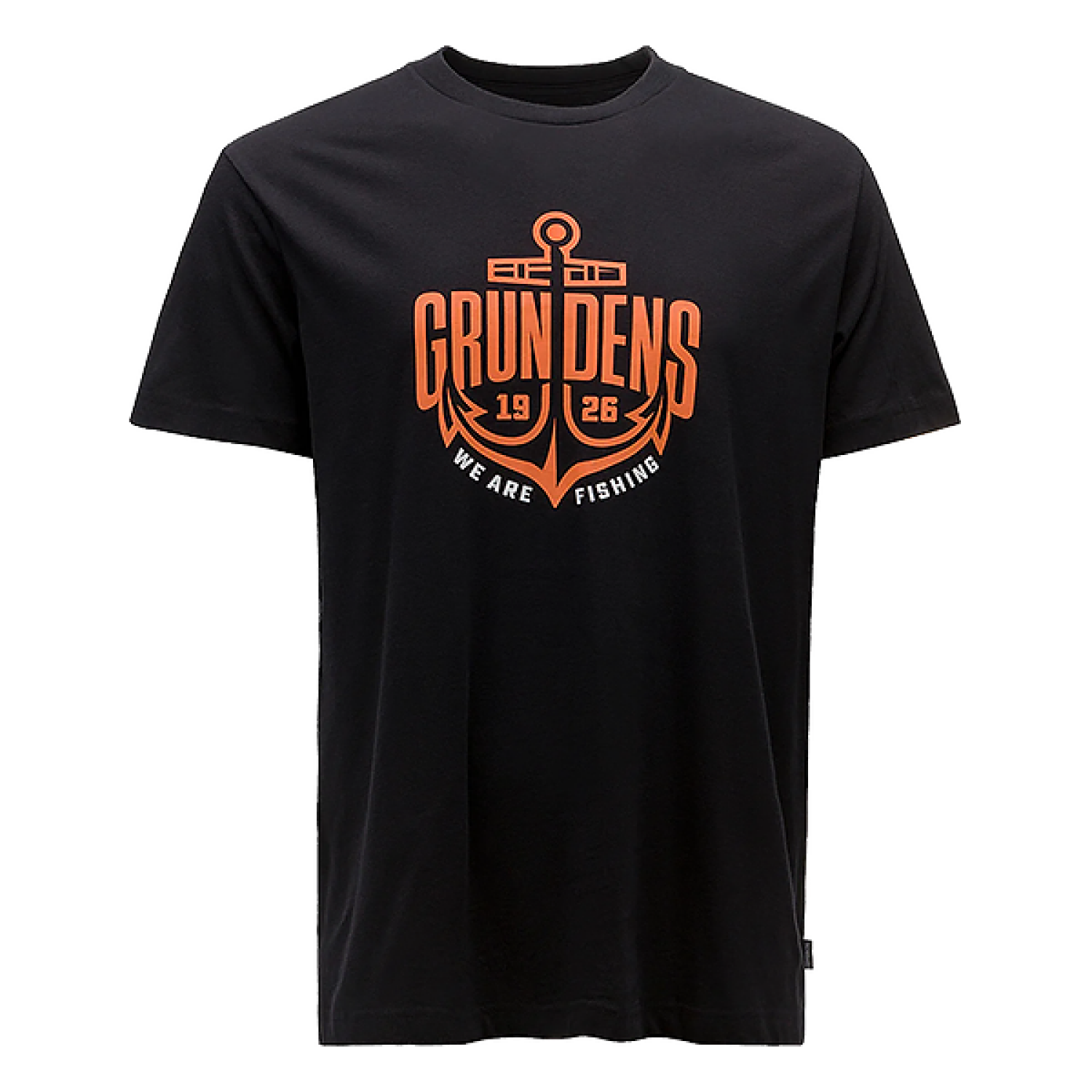 Футболка Grundens Logo Anchor SS T-Shirt M Black