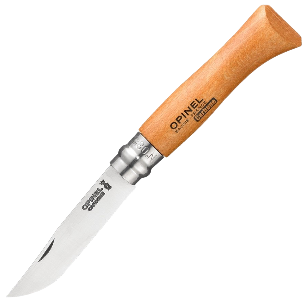 нож складной opinel 7 nature волны Нож складной Opinel №08 Carbon бук
